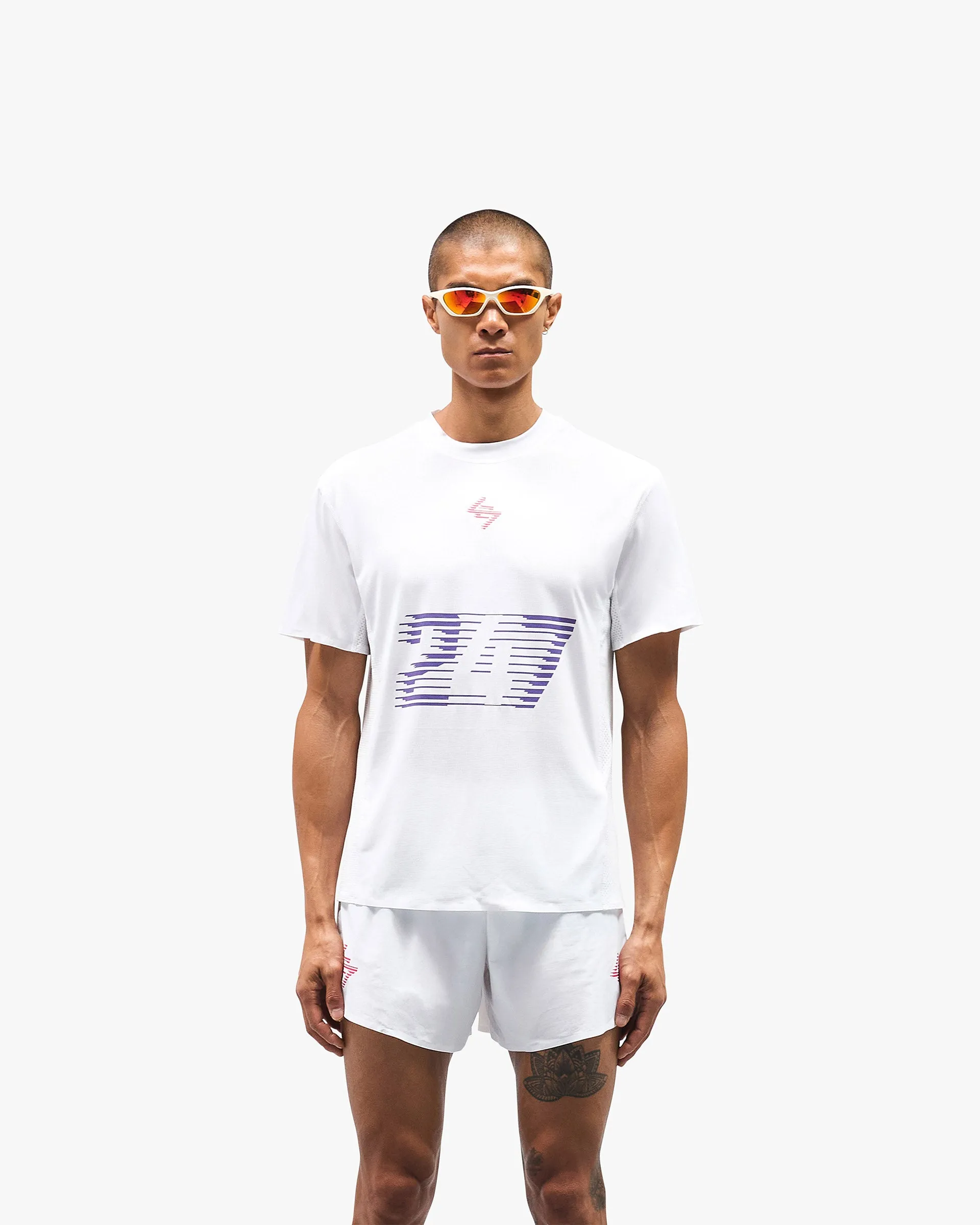 247 Race Marathon T-Shirt - White sold by Represent product image thumbnail 3