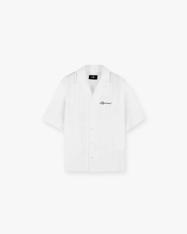Embroidered Bowling Shirt - Antique White sold by Represent