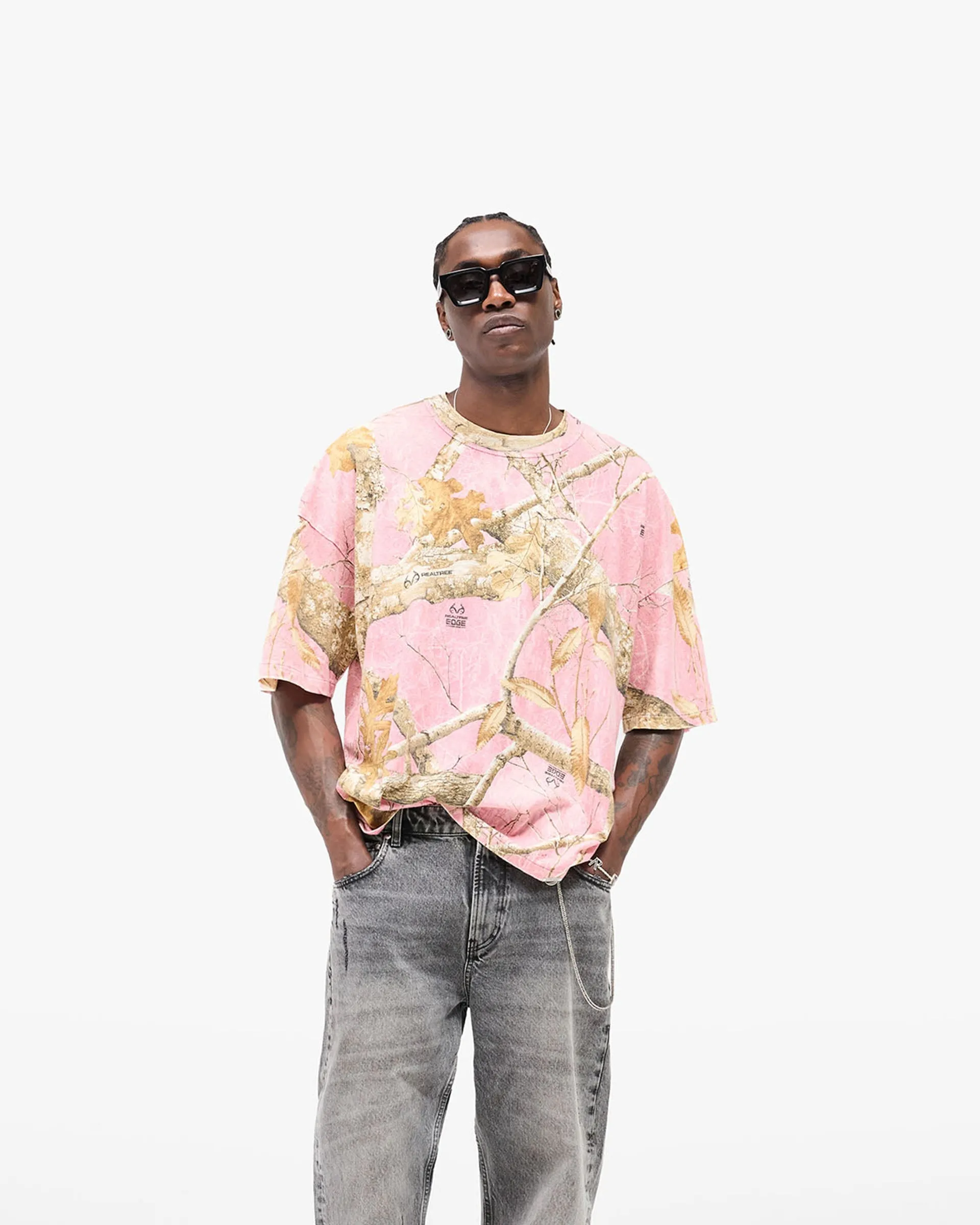 Realtree® T-Shirt - Washed Pink Camo sold by Represent product image thumbnail 3