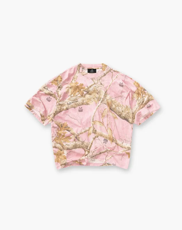 Realtree® T-Shirt - Washed Pink Camo made by Represent