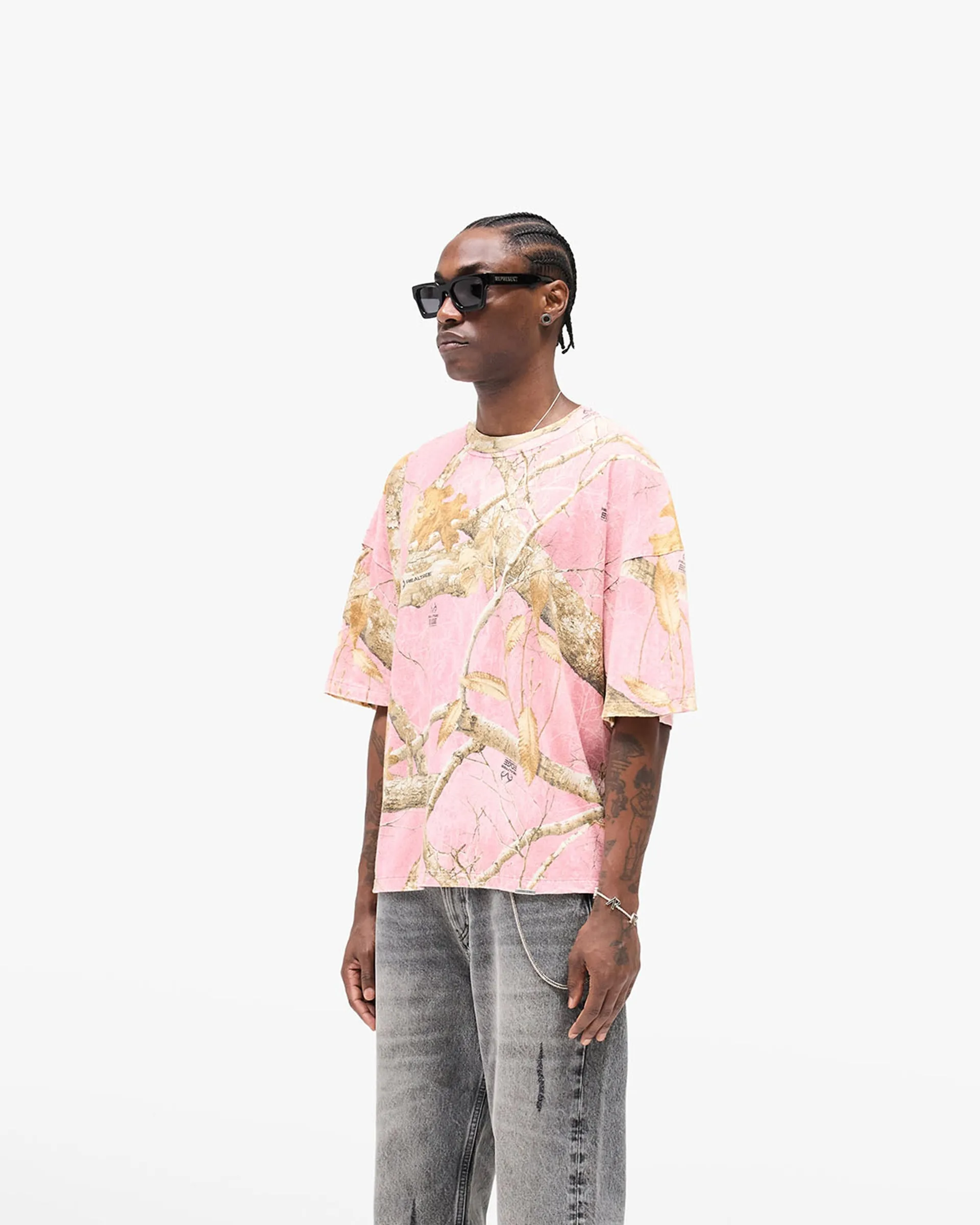 Realtree® T-Shirt - Washed Pink Camo sold by Represent product image thumbnail 2