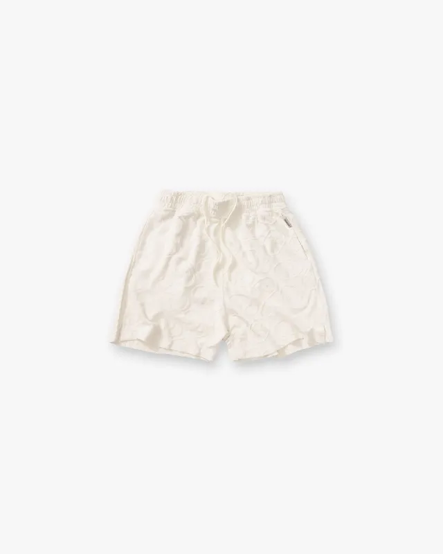 All Over Print Towel Short - Aged White sold by Represent
