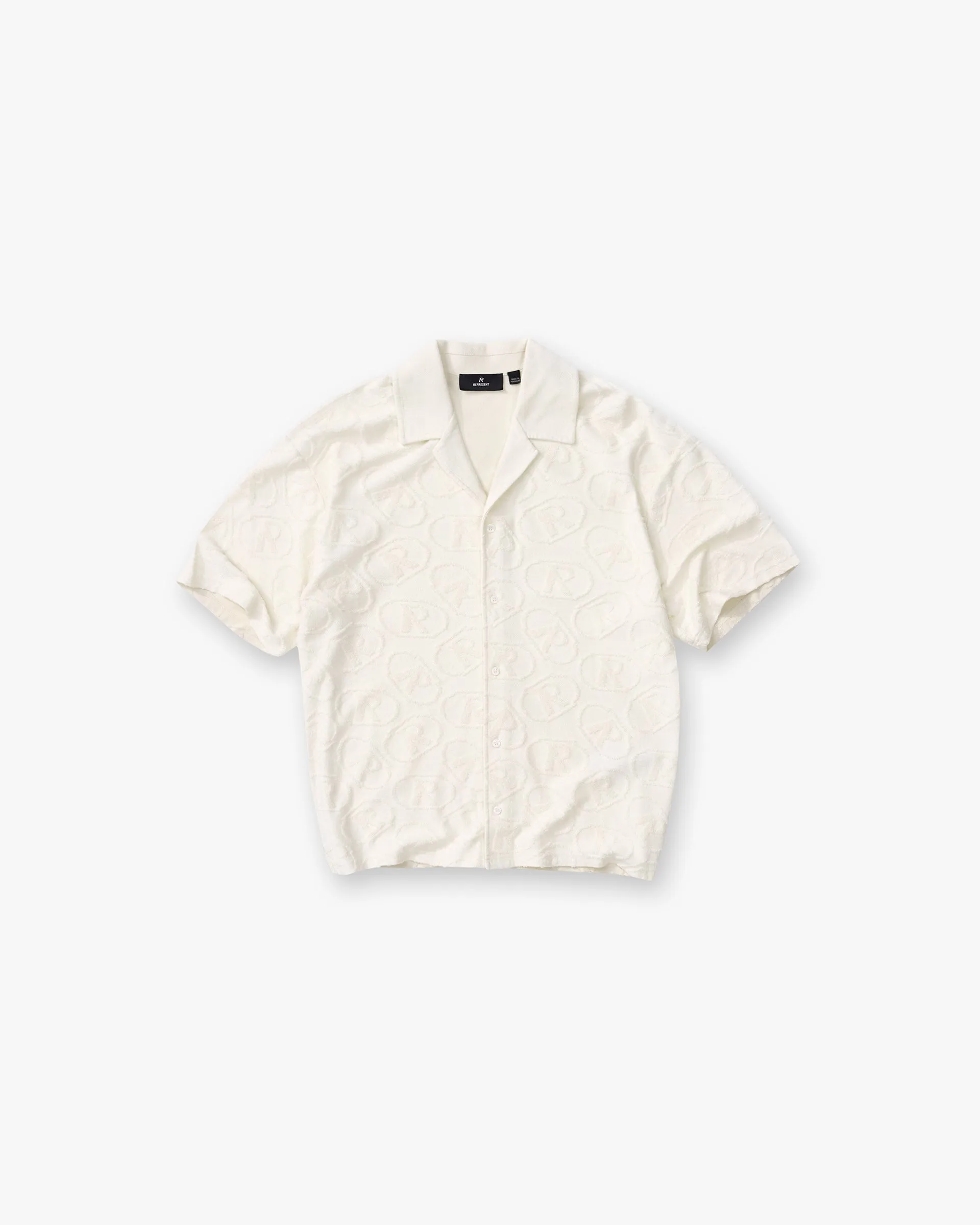 All Over Print Towel Shirt - Aged White sold by Represent