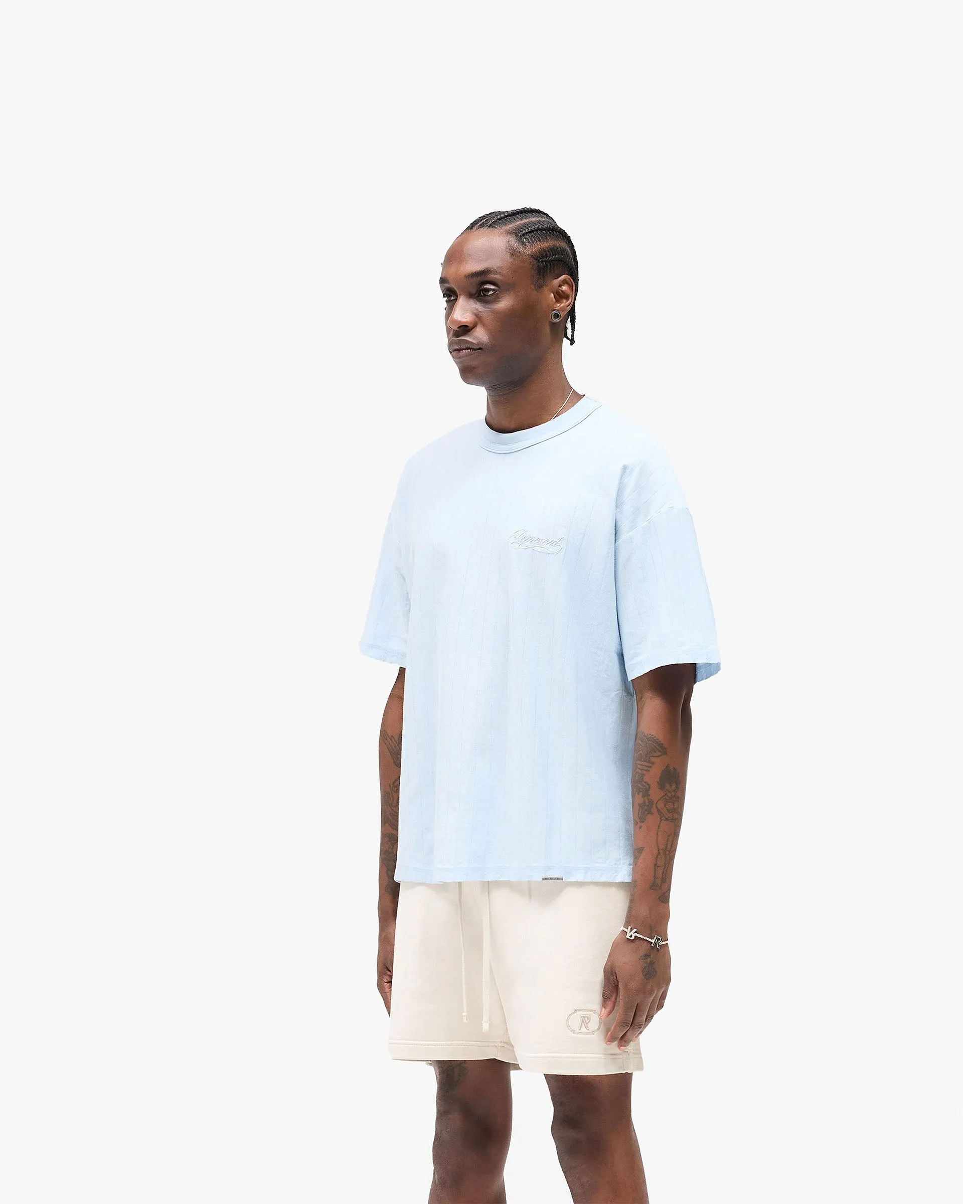 Slub Script T-Shirt - Ice Blue sold by Represent product image thumbnail 2
