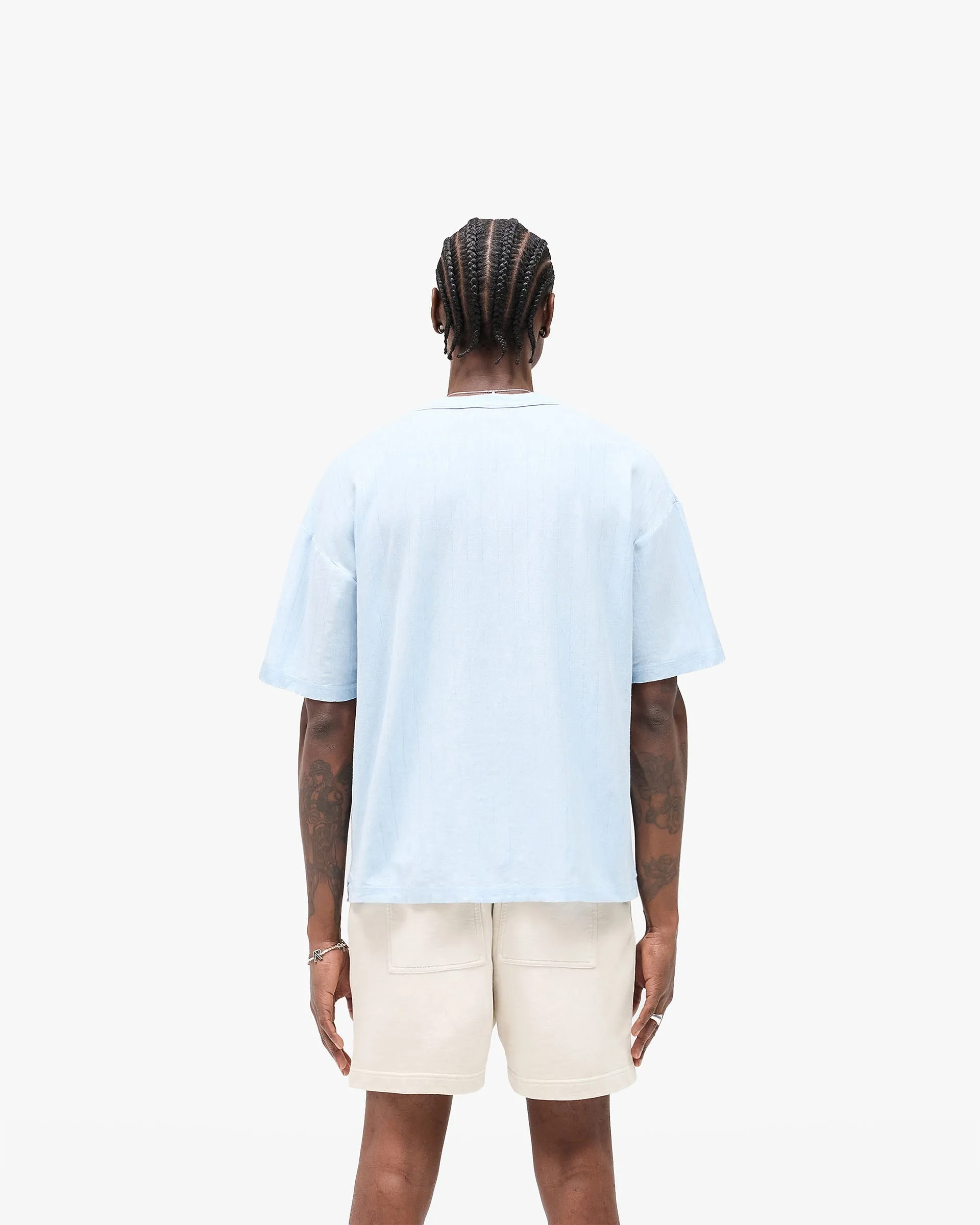 Slub Script T-Shirt - Ice Blue sold by Represent product image thumbnail 4