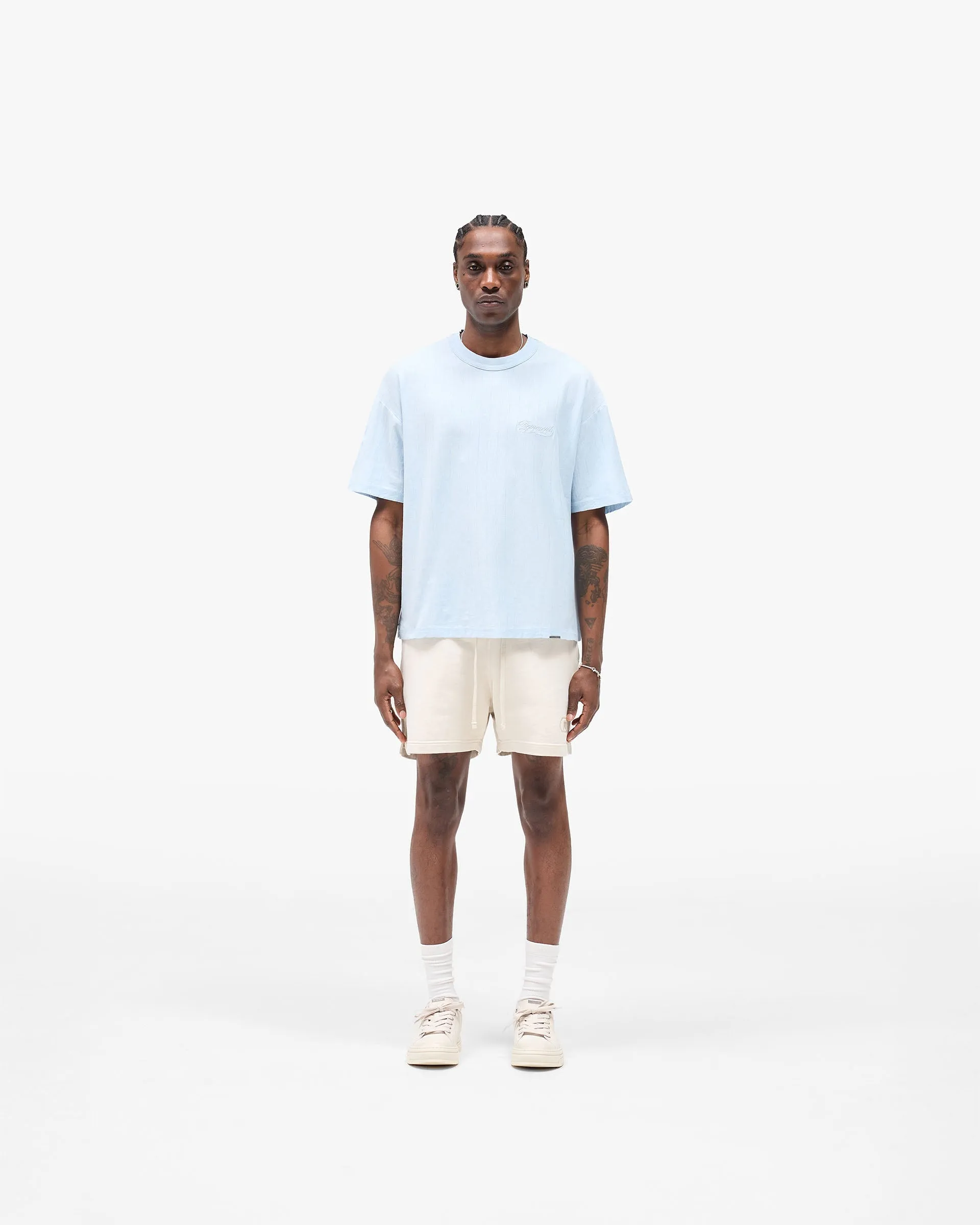 Slub Script T-Shirt - Ice Blue sold by Represent product image thumbnail 5