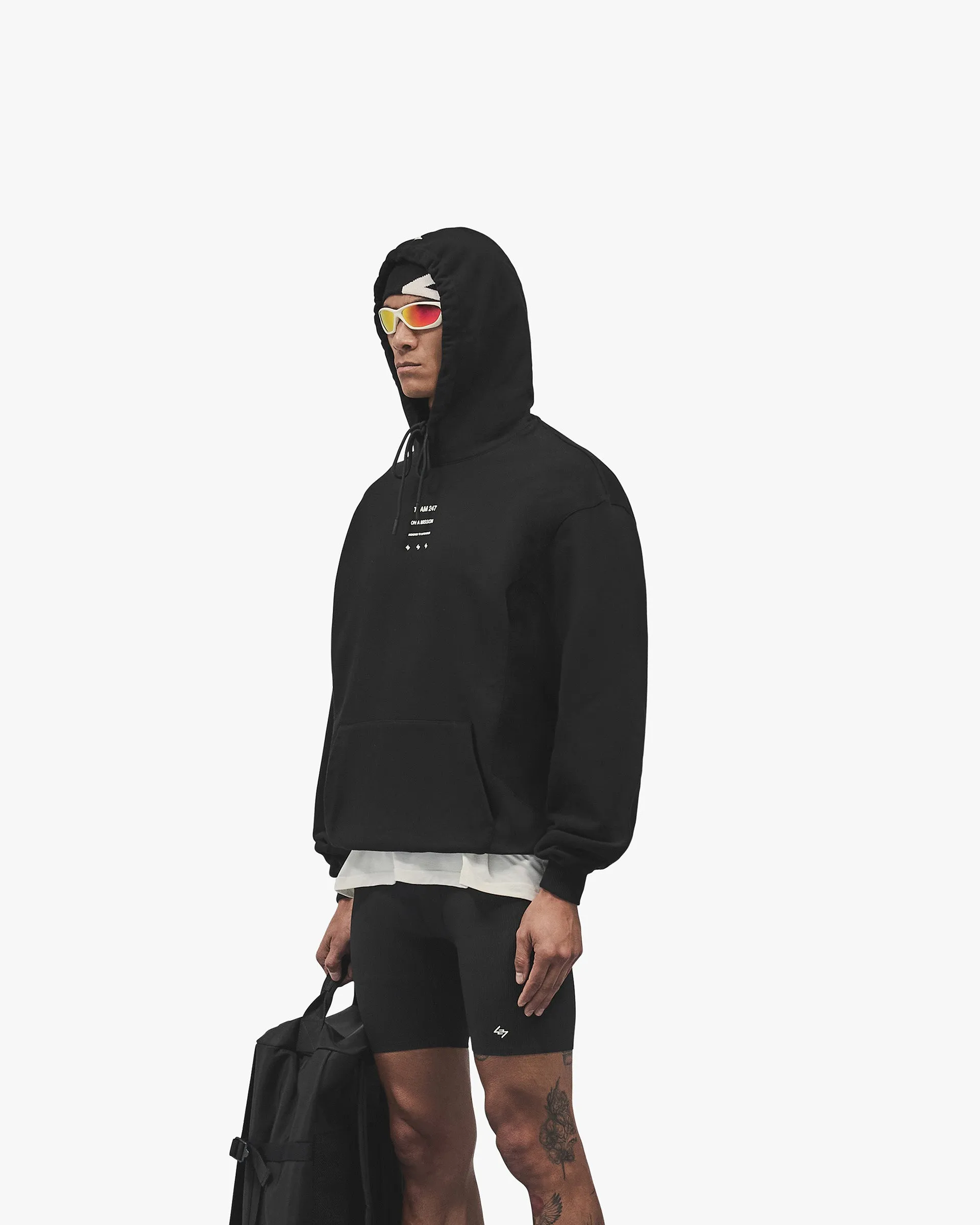 247 Uprising Oversized Hoodie - Black sold by Represent product image thumbnail 4