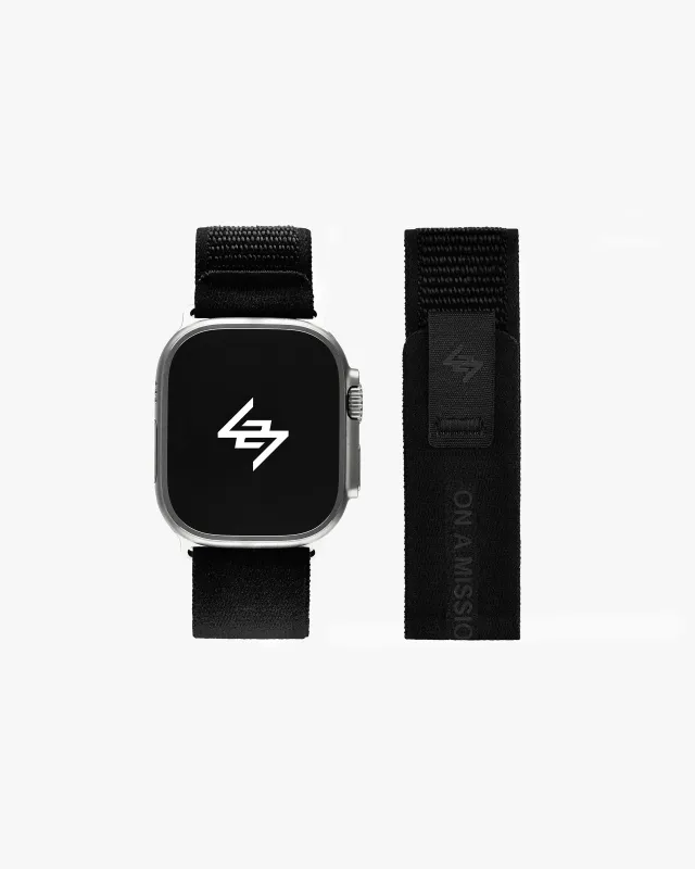 247 Apple Watch Strap - Black Reflective sold by Represent
