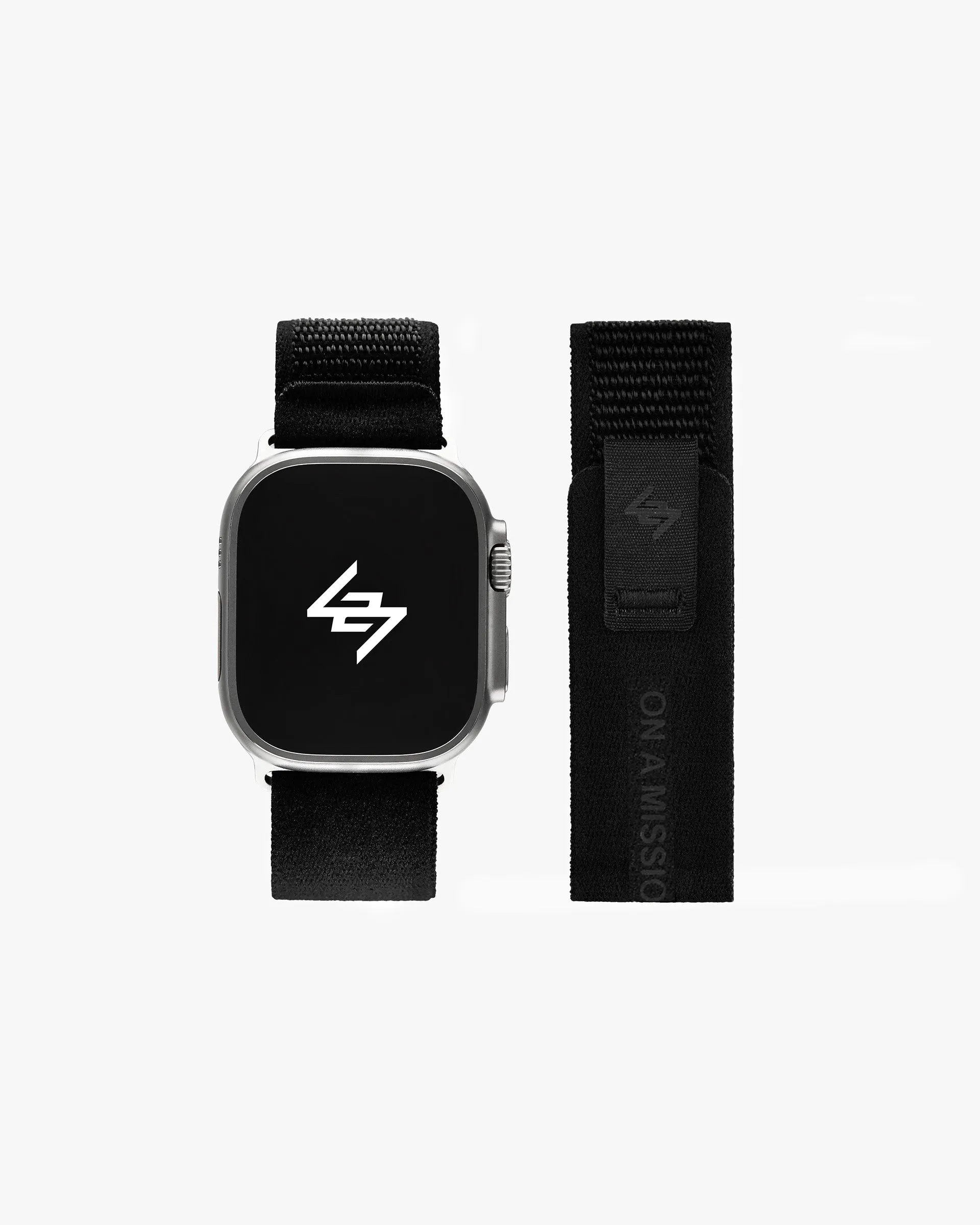 247 Apple Watch Strap - Black Reflective sold by Represent