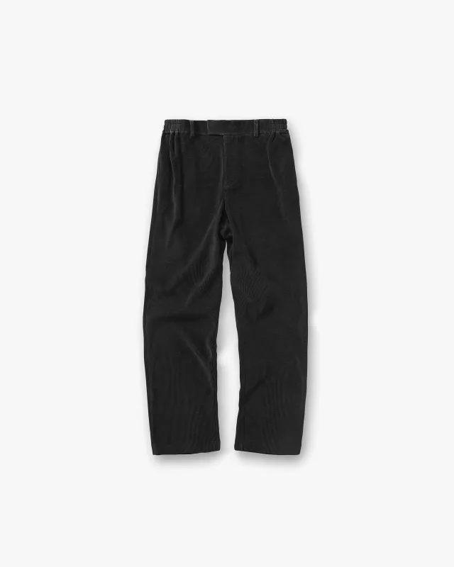 Ribbed Hybrid Pant - Washed Black made by Represent
