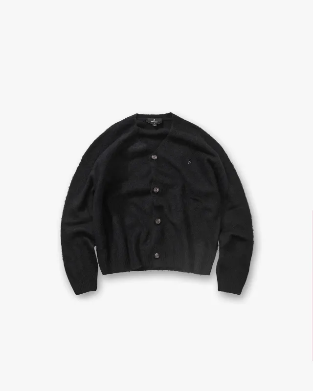 Textured Knit Cardigan - Jet Black sold by Represent