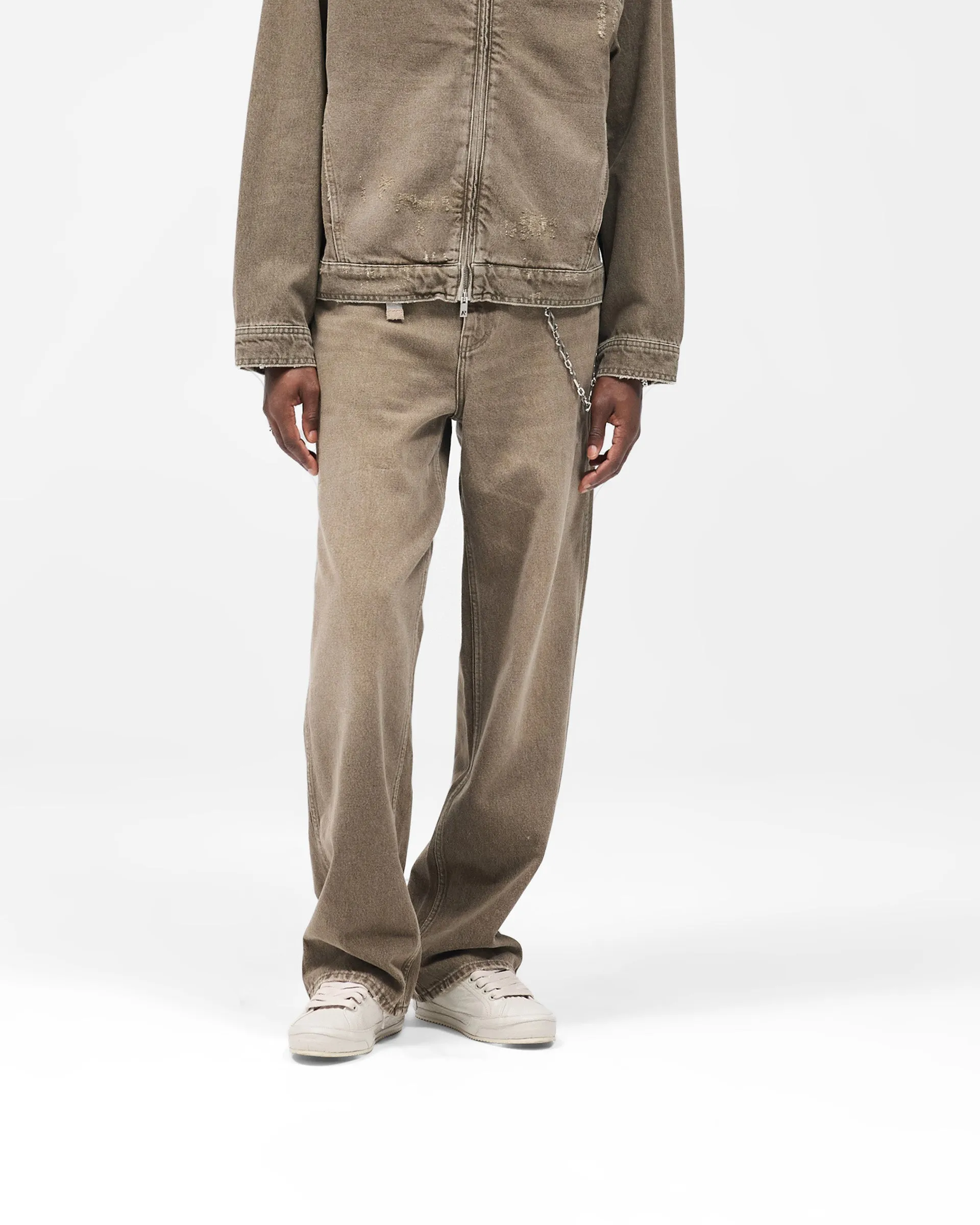 R3 Baggy Denim - Washed Olive sold by Represent product image thumbnail 3