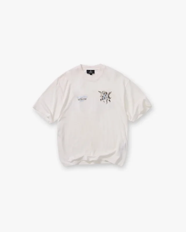 Legacy Cherubs T-Shirt - Flat White sold by Represent