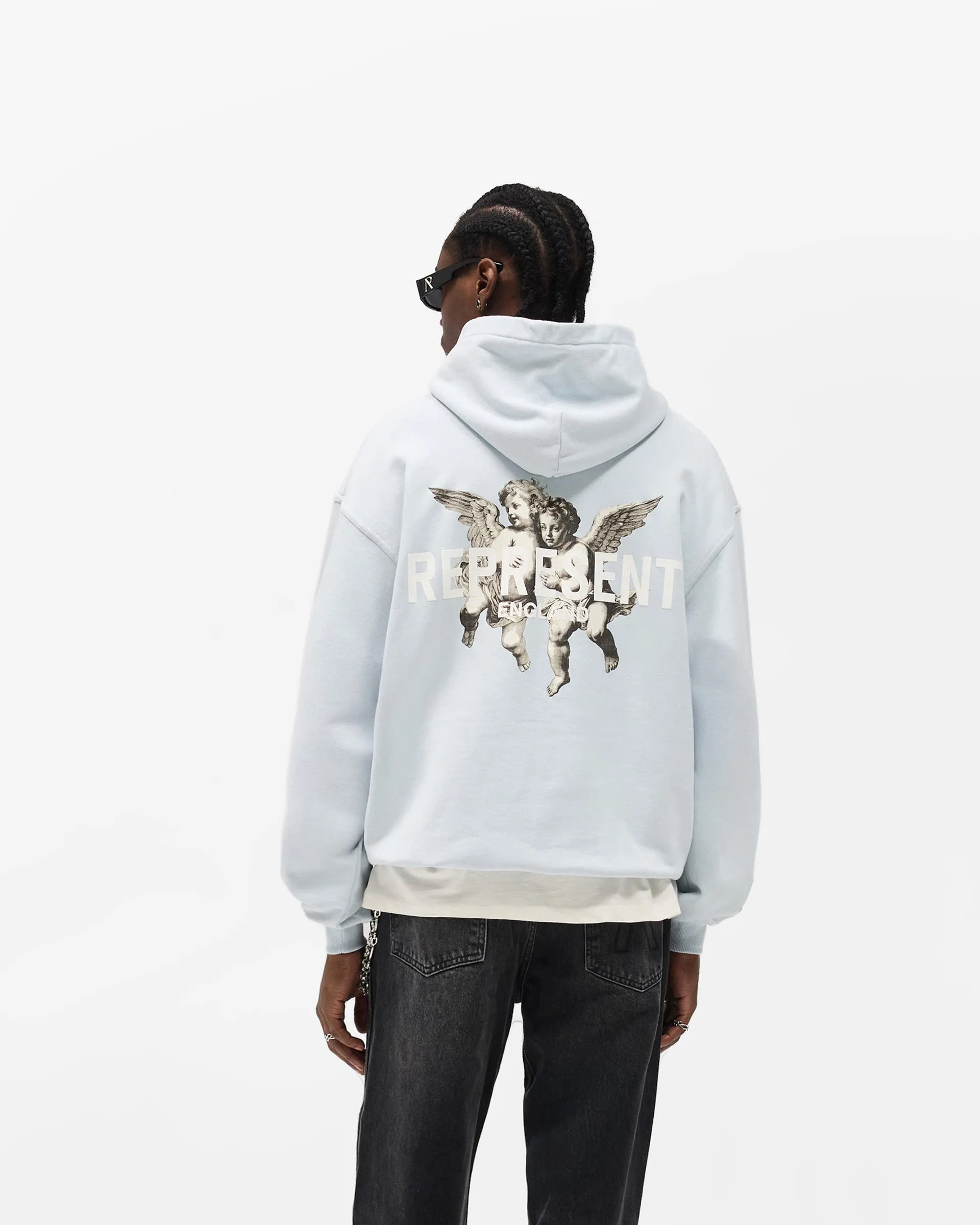 Legacy Cherubs Hoodie - Cloud sold by Represent product image thumbnail 5