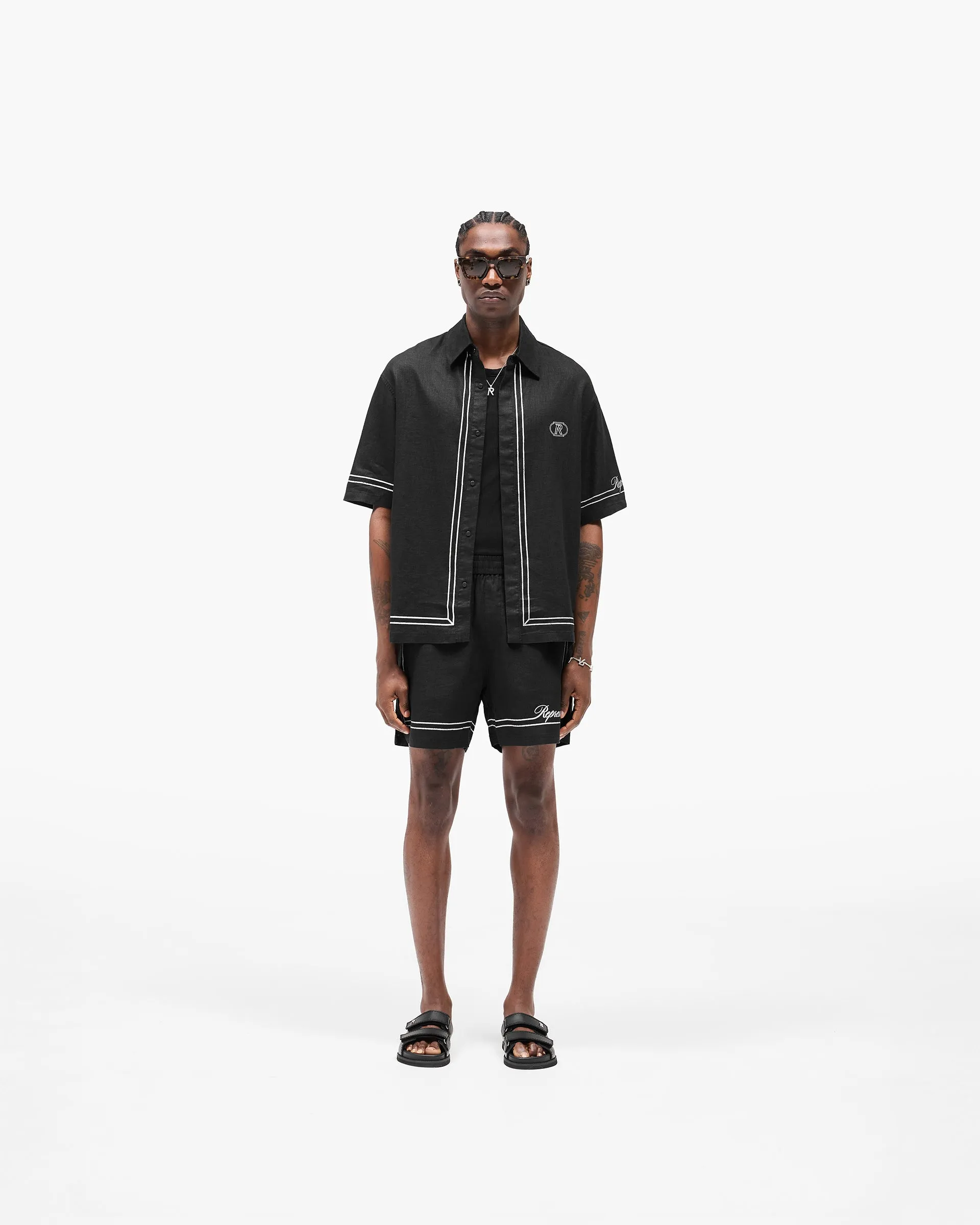 Border Short - Jet Black sold by Represent product image thumbnail 5