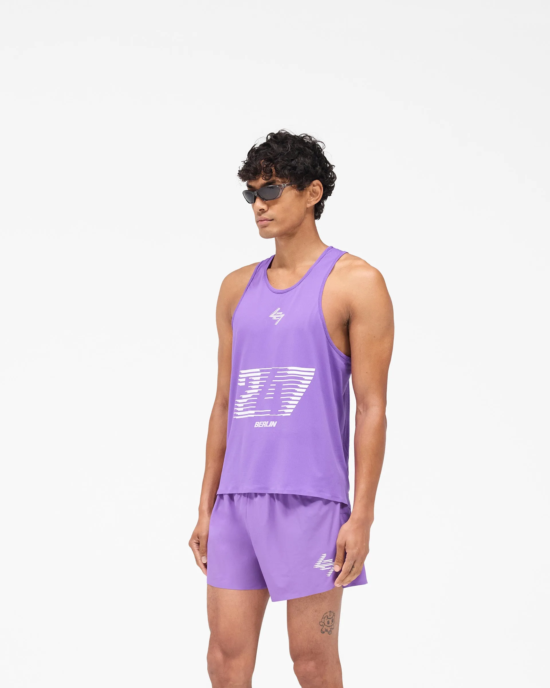 247 Berlin Singlet - Purple sold by Represent product image thumbnail 4