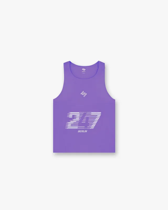 247 Berlin Singlet - Purple sold by Represent