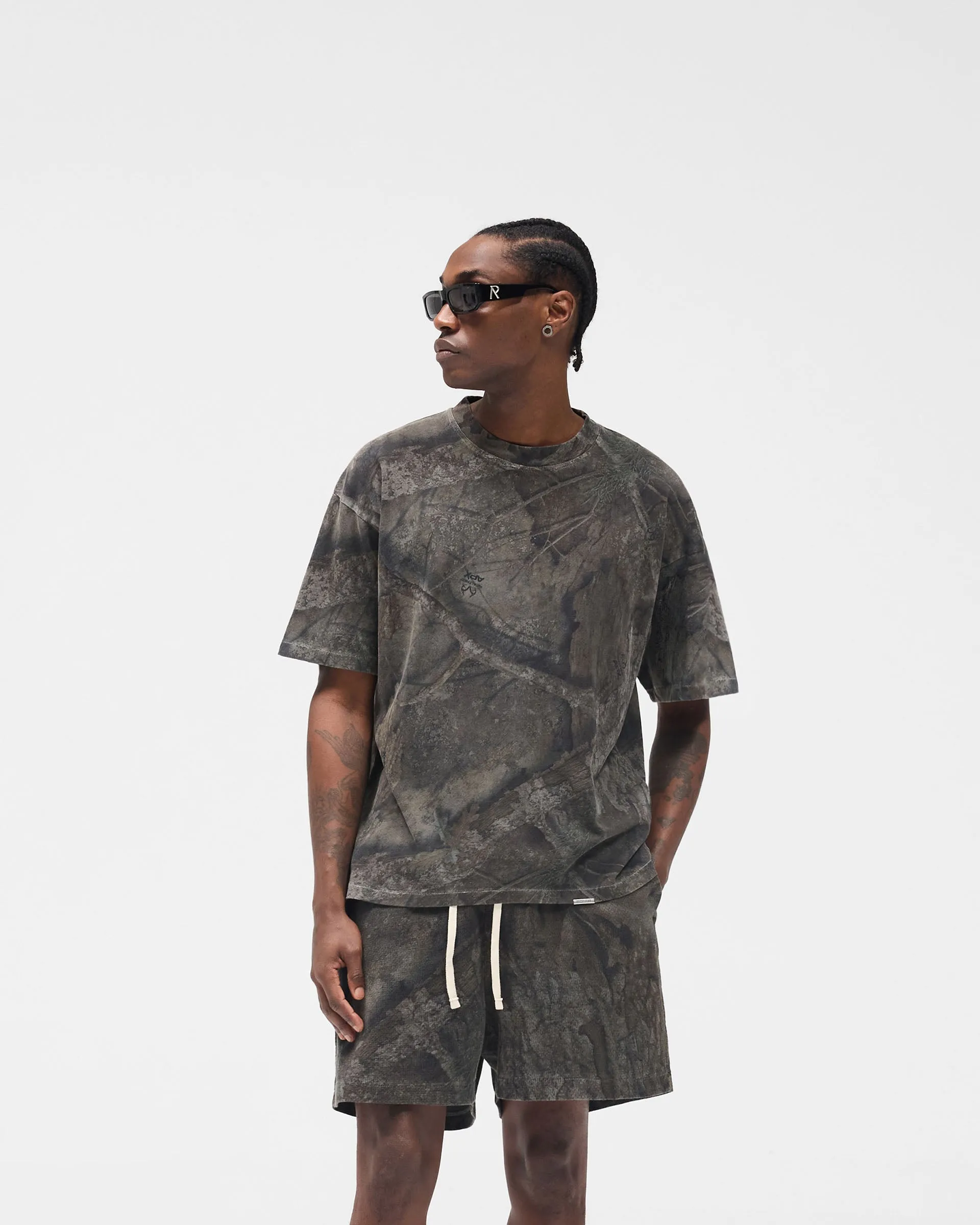 Initial Overdye Realtree® Oversized T-Shirt - Overdyed Black sold by Represent product image thumbnail 3