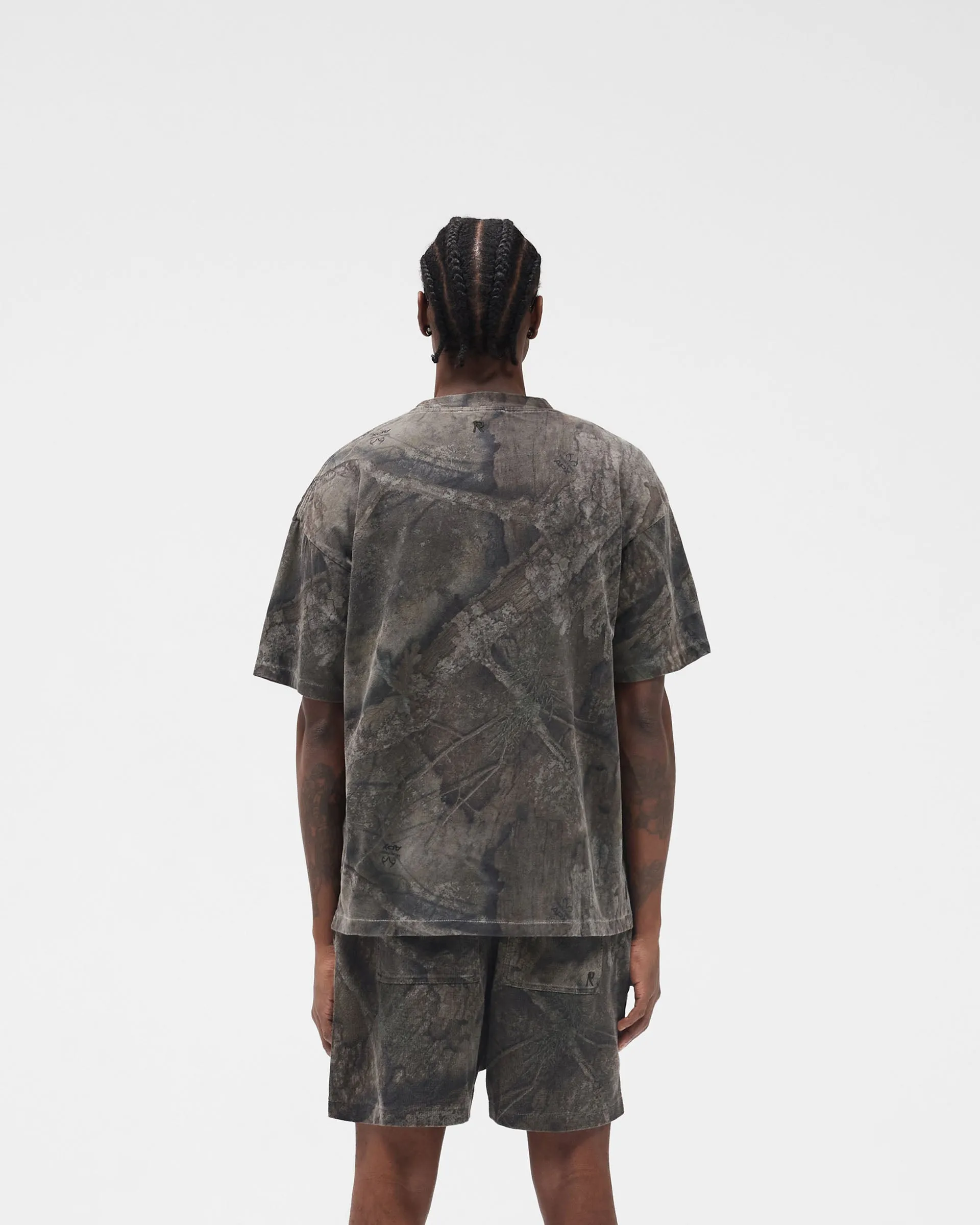Initial Overdye Realtree® Oversized T-Shirt - Overdyed Black sold by Represent product image thumbnail 4