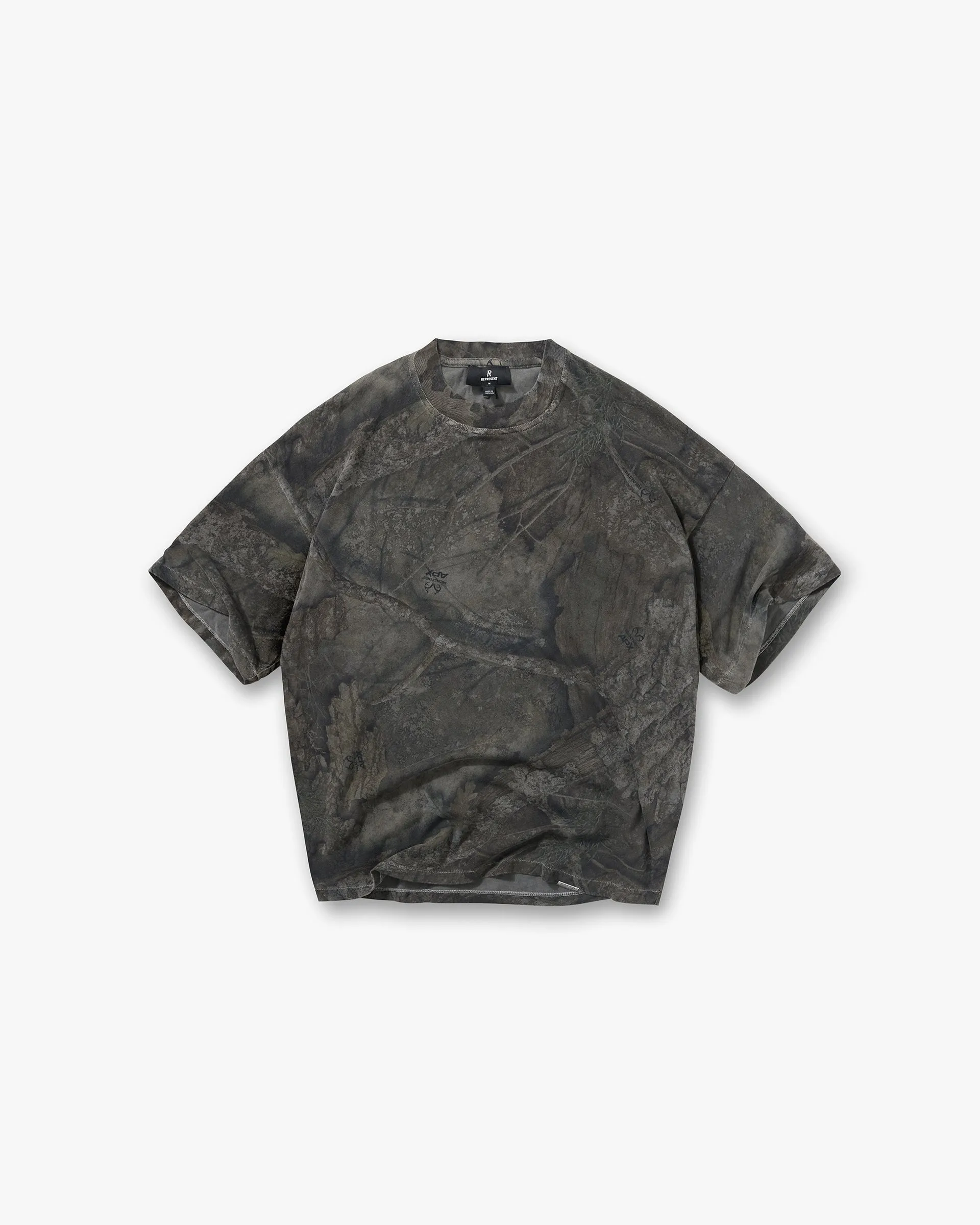 Initial Overdye Realtree® Oversized T-Shirt - Overdyed Black sold by Represent