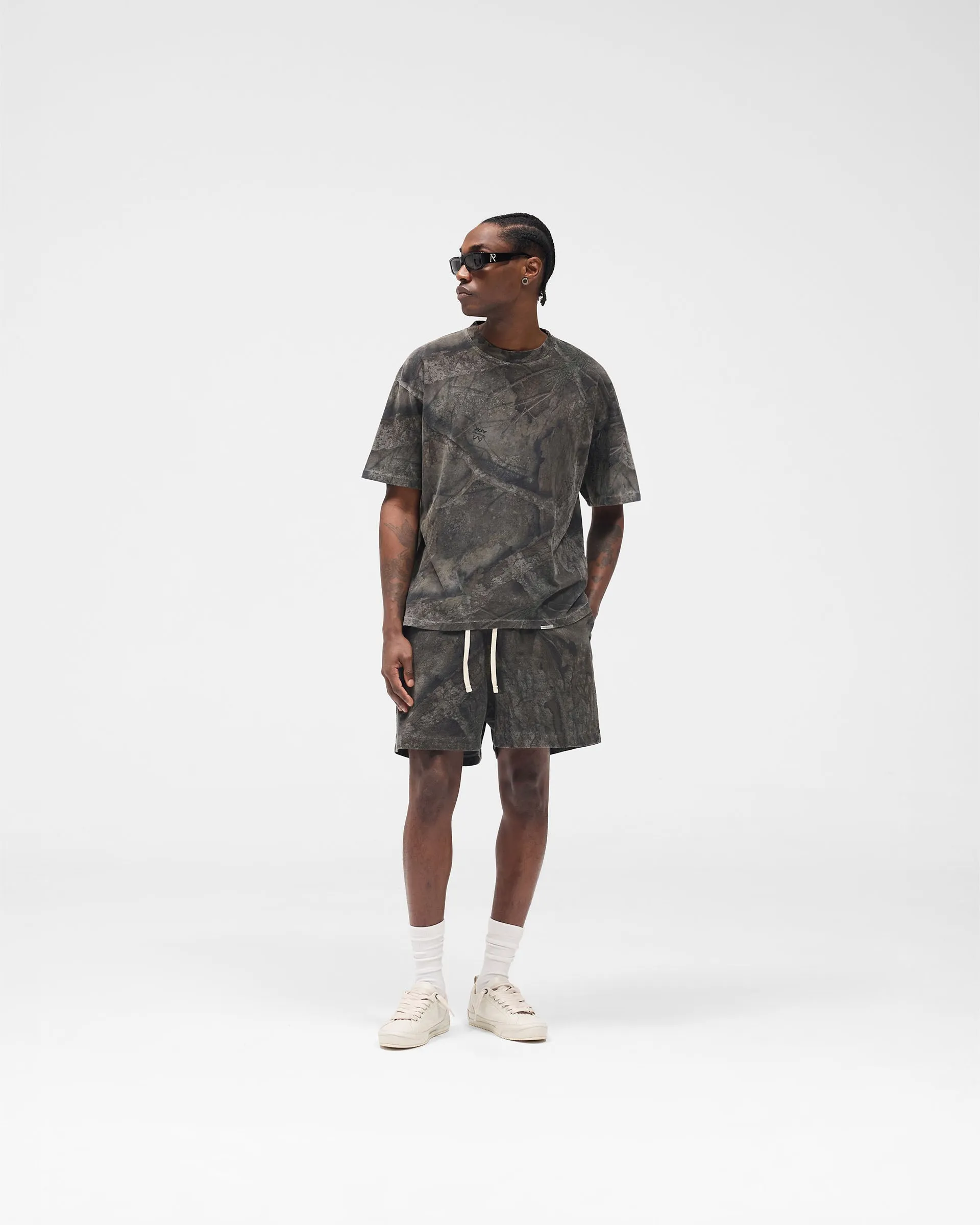 Initial Overdye Realtree® Oversized T-Shirt - Overdyed Black sold by Represent product image thumbnail 5