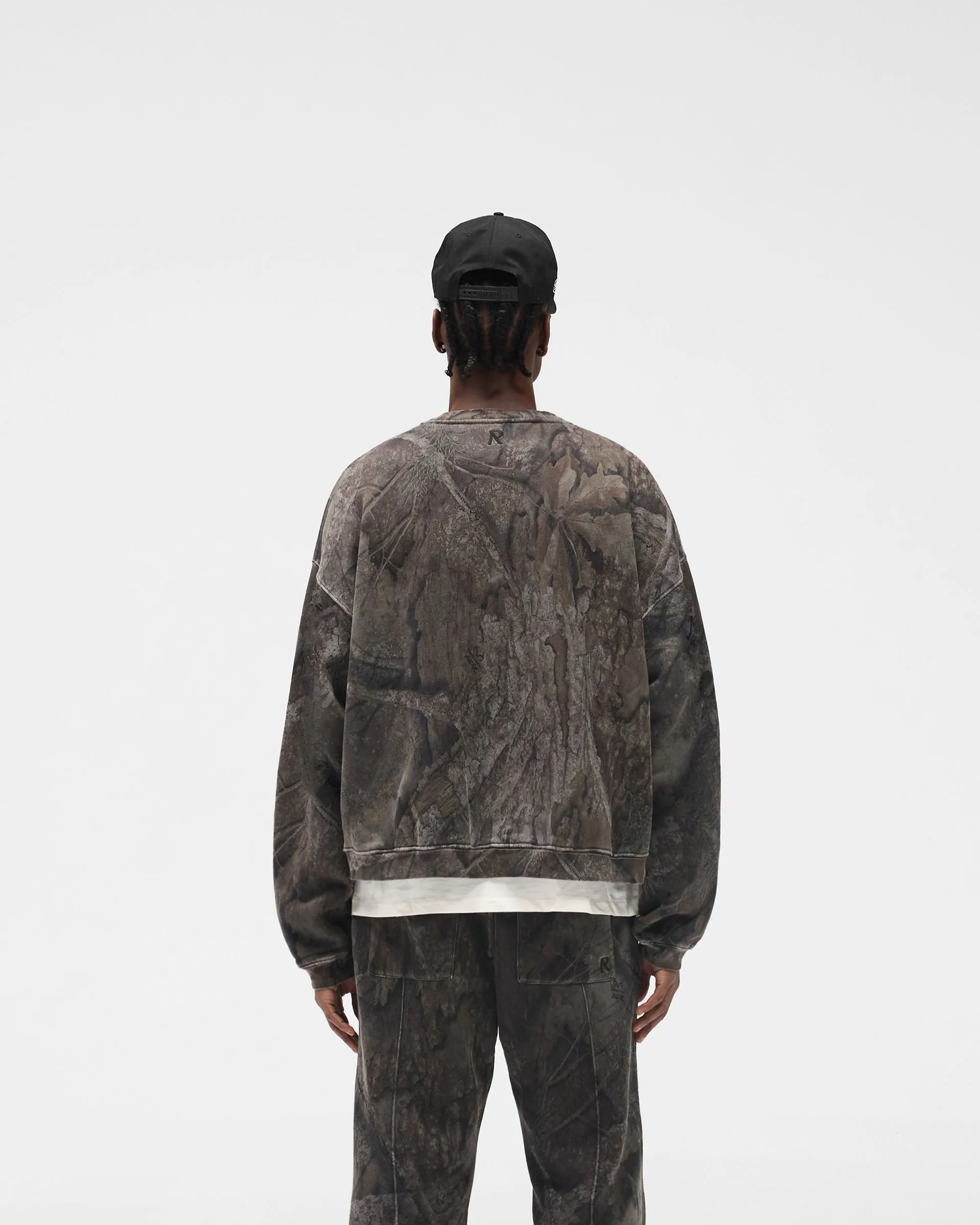 Initial Overdye Realtree® Boxy Sweater - Overdyed Black sold by Represent product image thumbnail 5