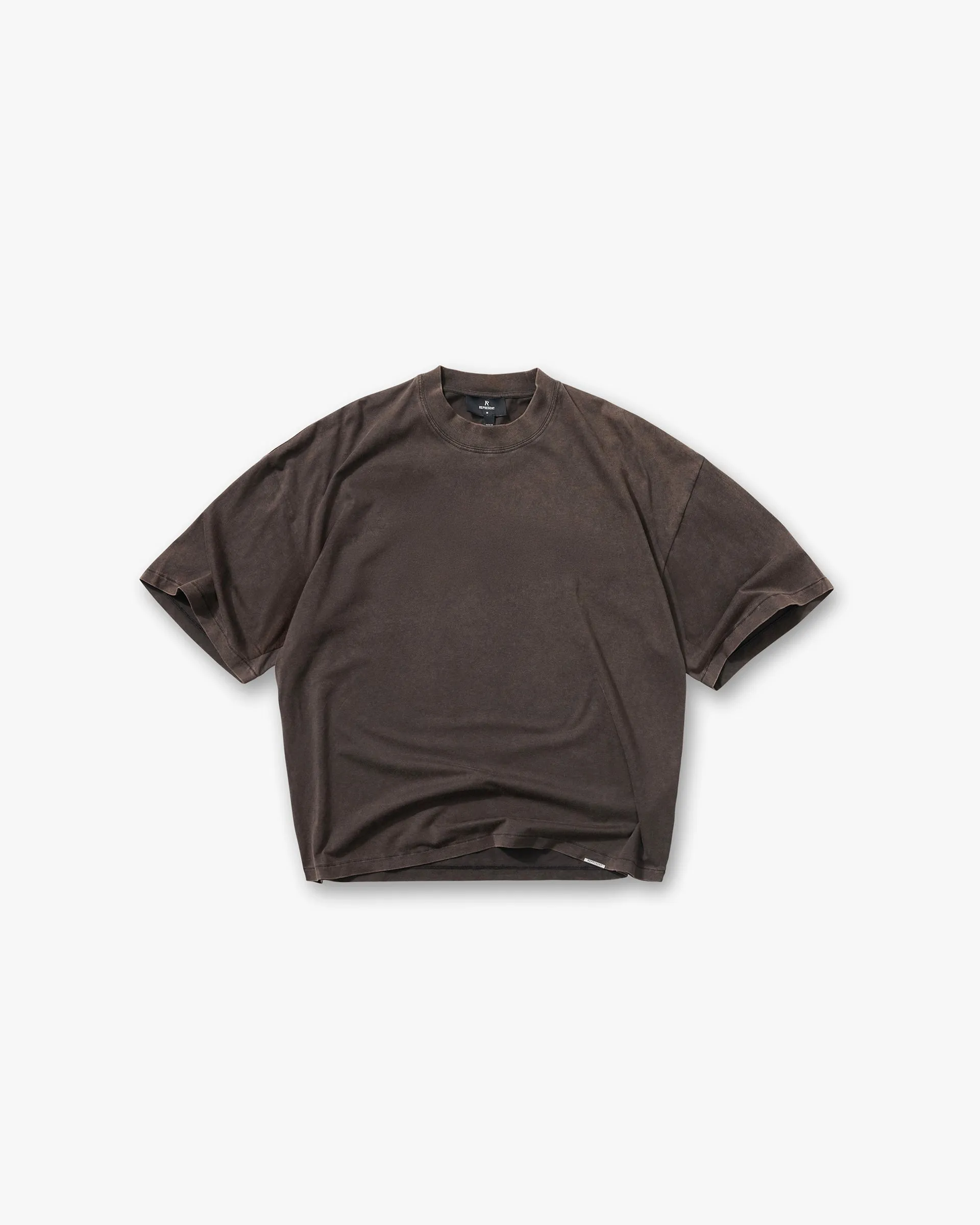 Initial Boxy T-Shirt - Coffee sold by Represent