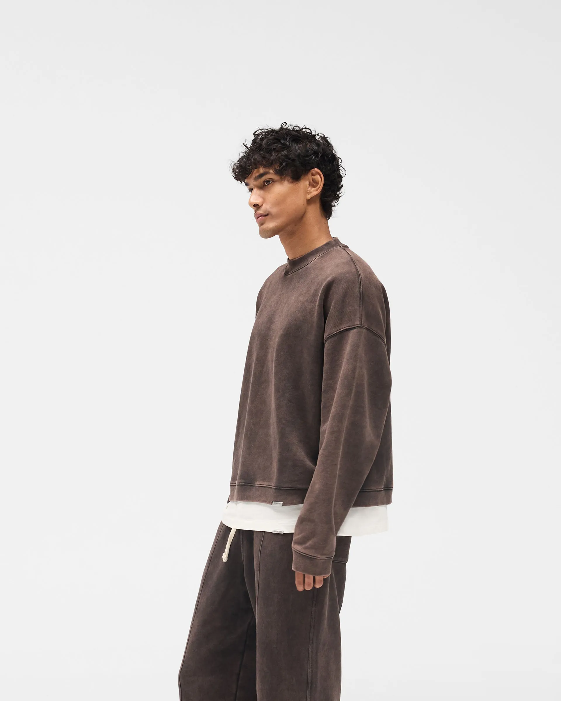 Initial Boxy Sweater - Coffee sold by Represent product image thumbnail 4