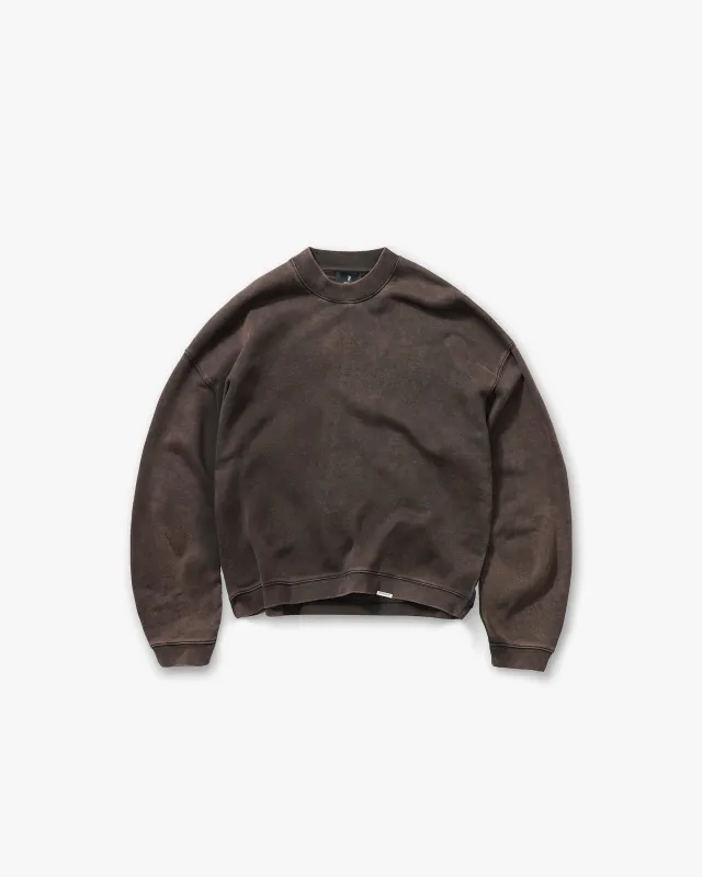 Initial Boxy Sweater - Coffee sold by Represent