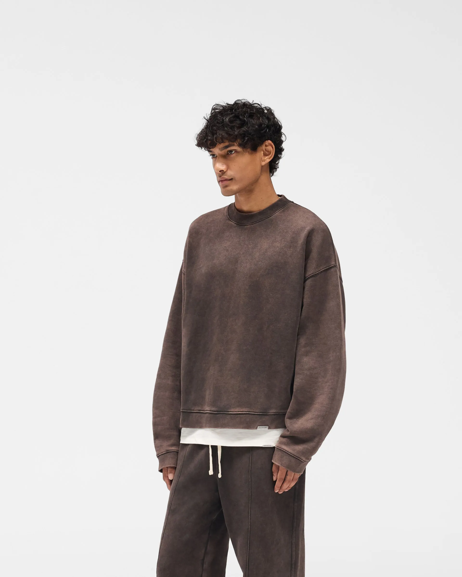 Initial Boxy Sweater - Coffee sold by Represent product image thumbnail 2