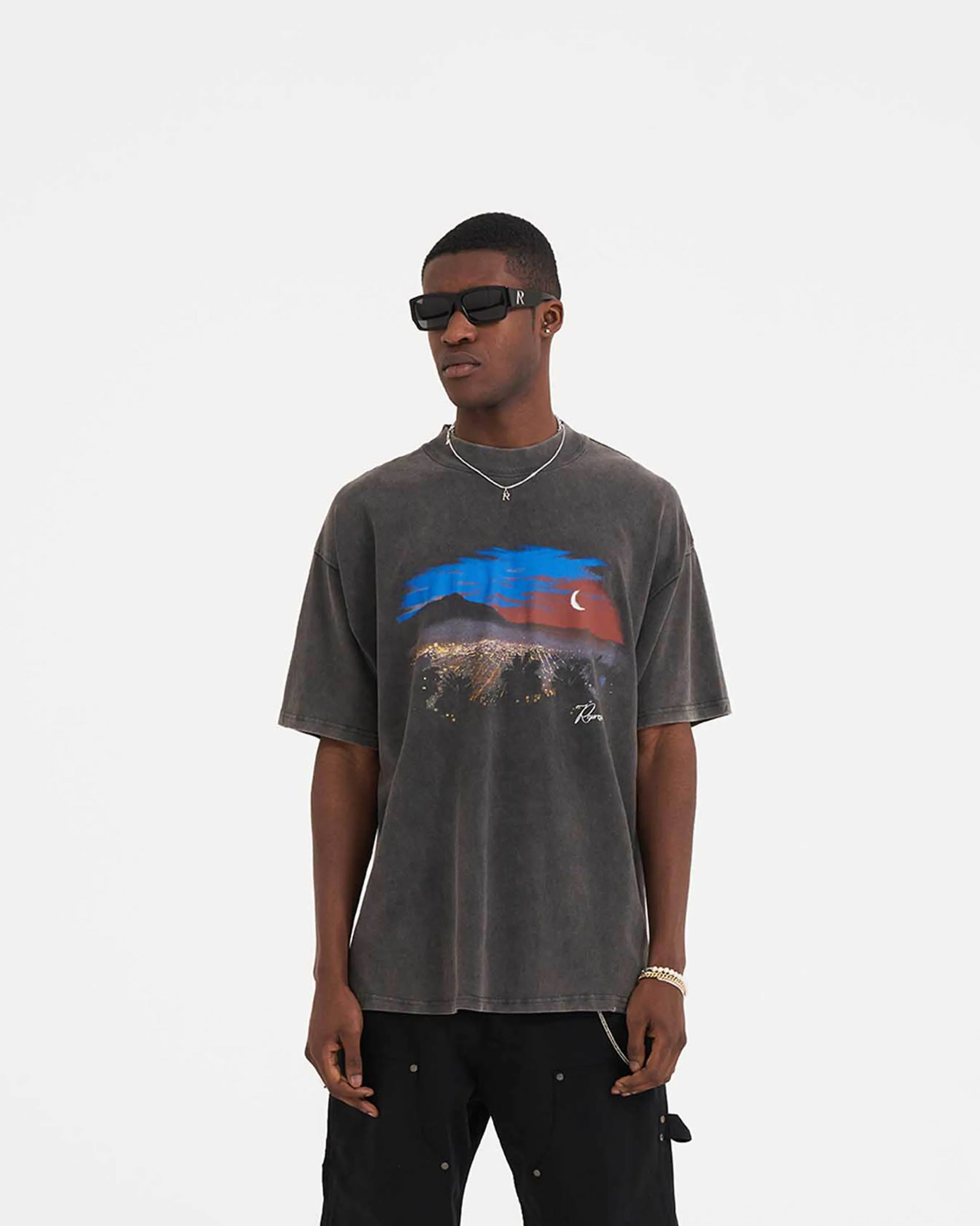 The Hills T-Shirt - Vintage Grey sold by Represent product image thumbnail 3