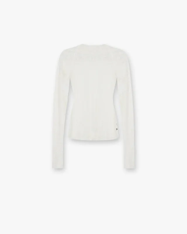 247 Performance Burnout Long Sleeve - Off White sold by Represent