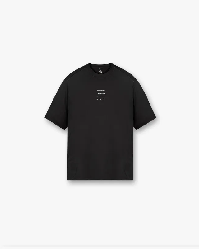 247 Trail T-Shirt - Black sold by Represent