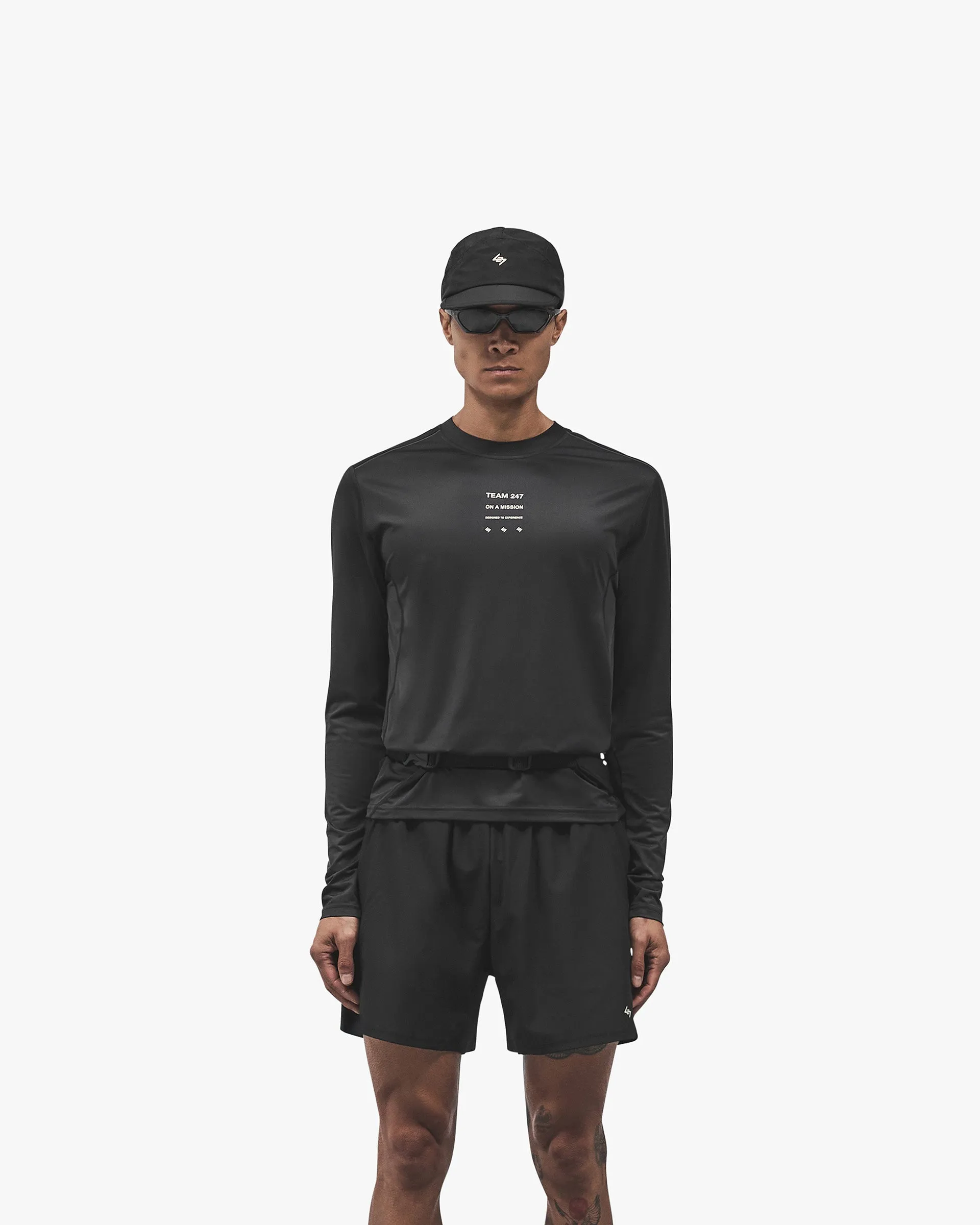 247 Trail Long Sleeve T-Shirt - Black sold by Represent product image thumbnail 3
