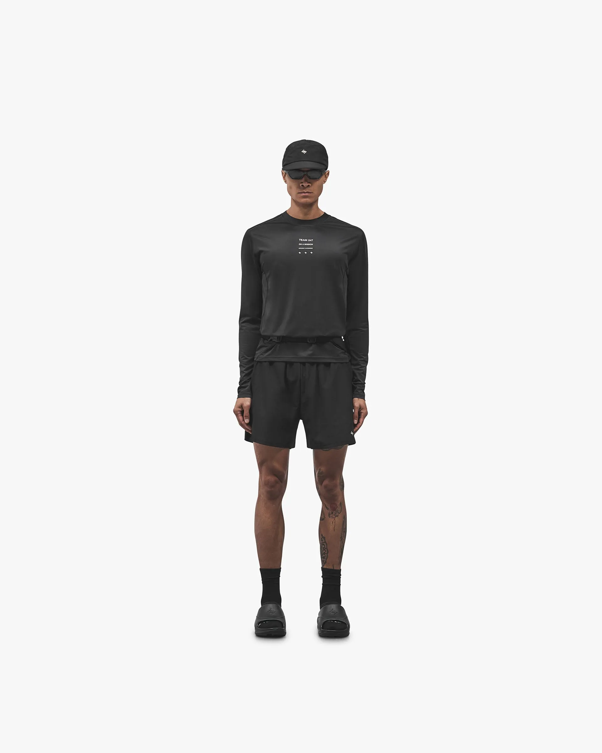 247 Trail Long Sleeve T-Shirt - Black sold by Represent product image thumbnail 5