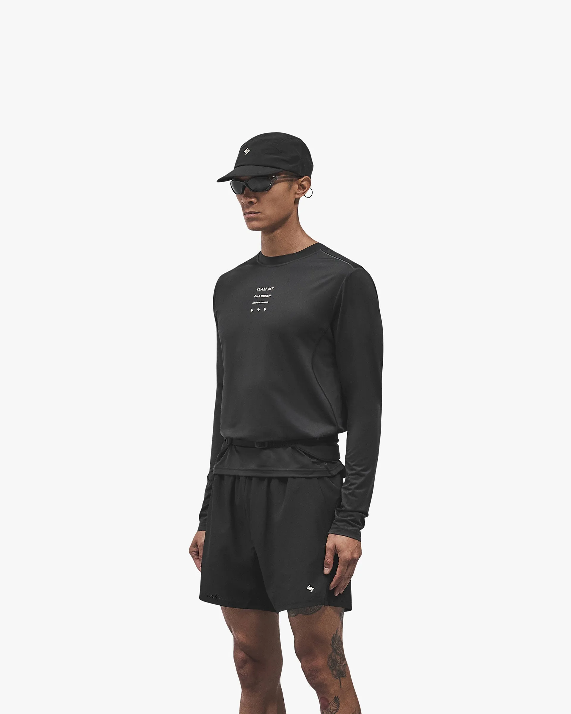 247 Trail Long Sleeve T-Shirt - Black sold by Represent product image thumbnail 2
