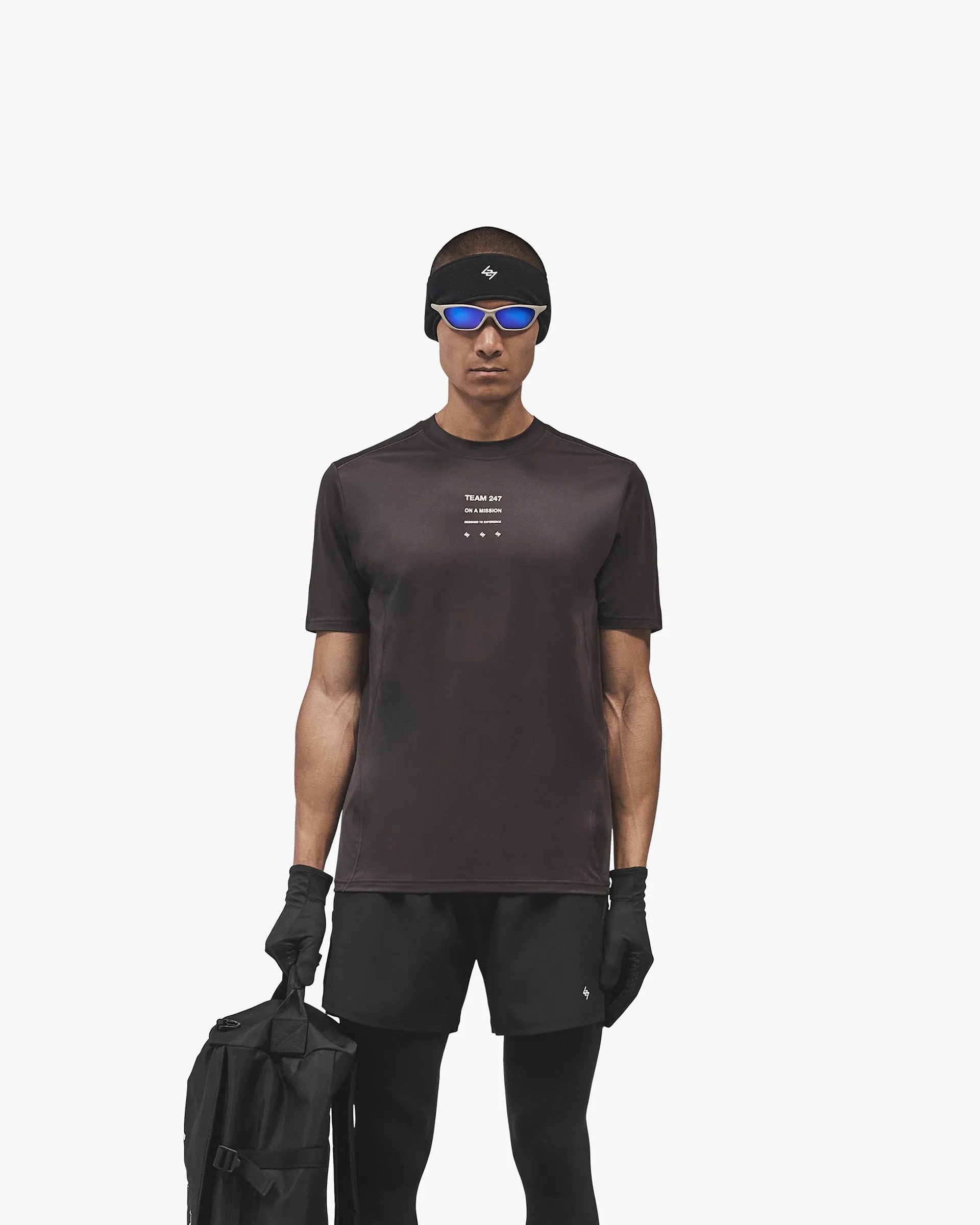 247 Trail T-Shirt - Chocolate sold by Represent product image thumbnail 3