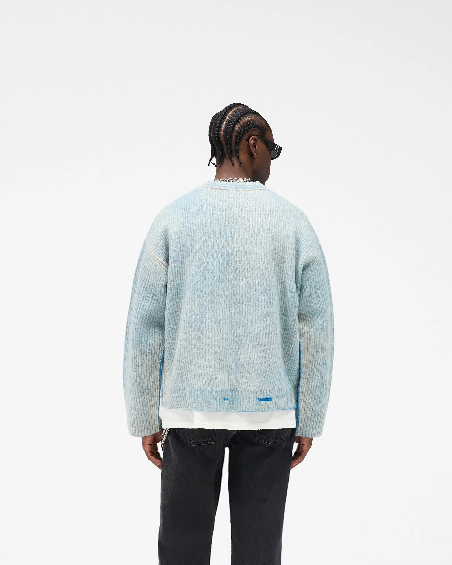Reversible Fade Out Sweater - Cloud sold by Represent product image thumbnail 5