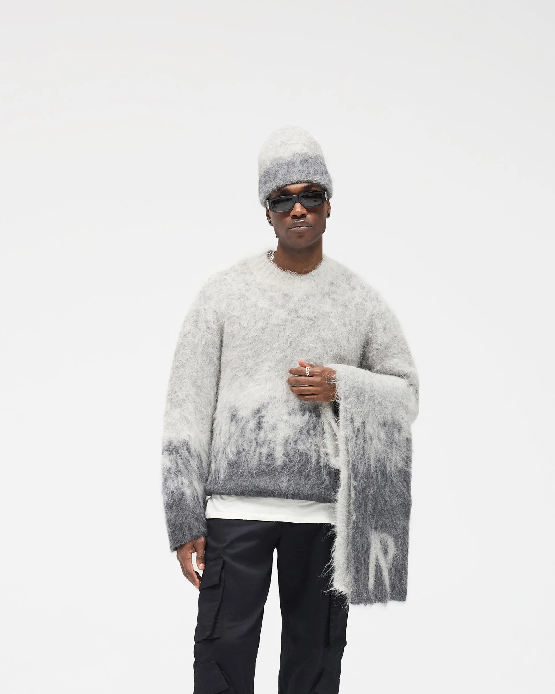 Ombre Sweater - Light Grey sold by Represent product image thumbnail 3