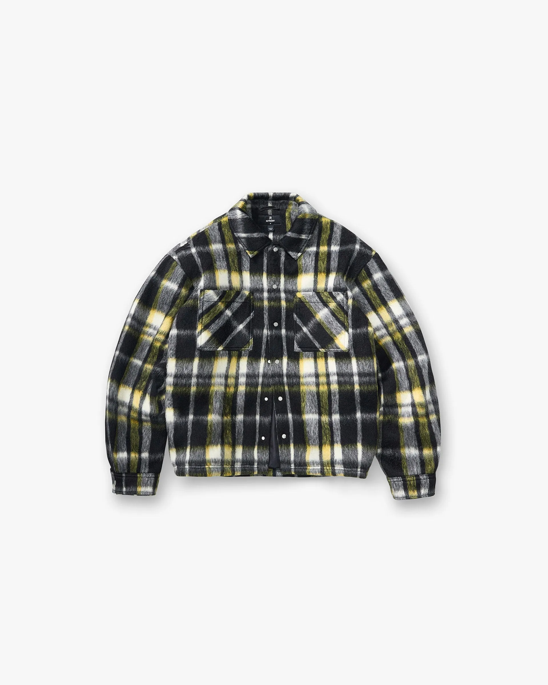 Textured Overshirt - Jet Black sold by Represent