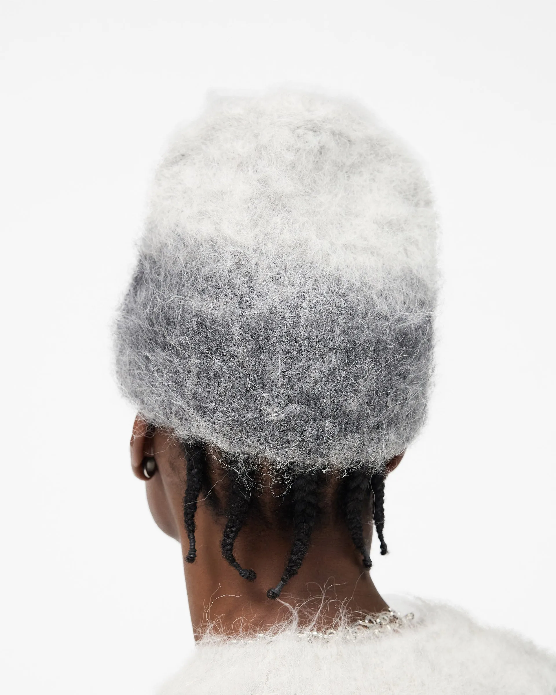 Ombre Knit Beanie - Light Grey sold by Represent product image thumbnail 4