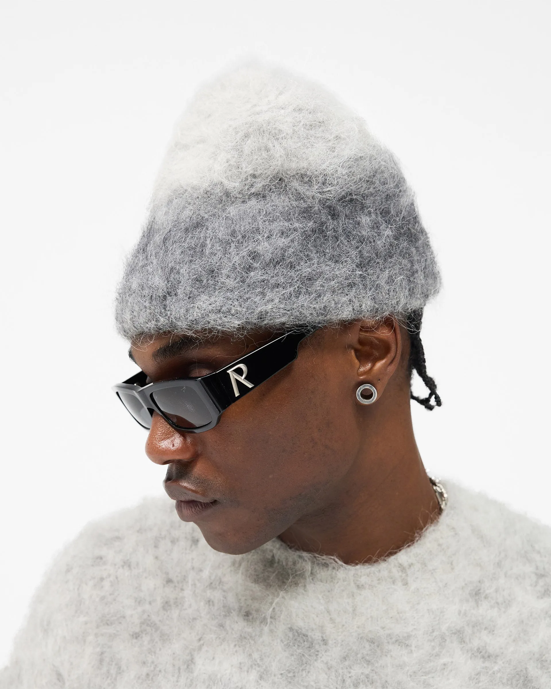 Ombre Knit Beanie - Light Grey sold by Represent product image thumbnail 2