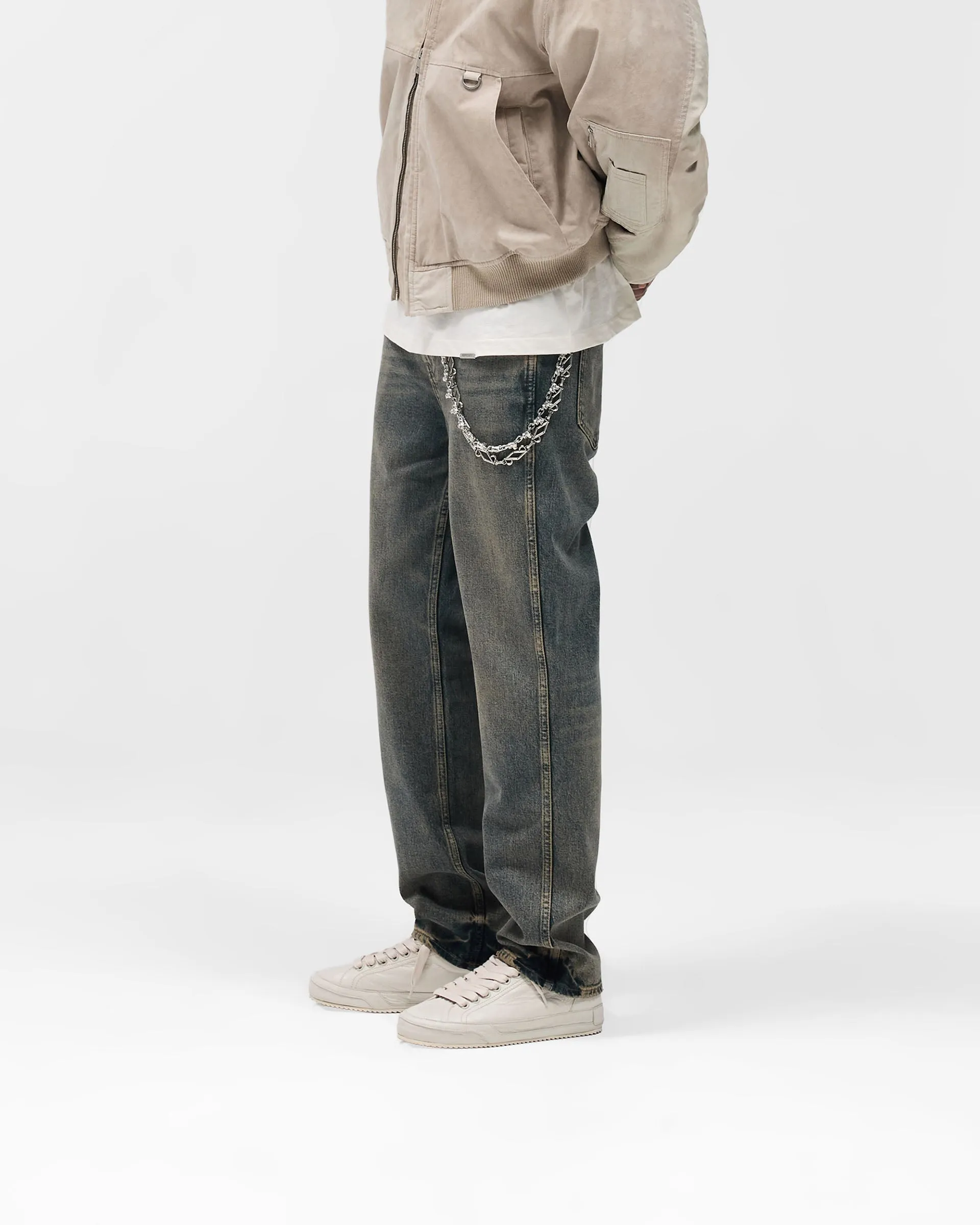 R1 Slim Denim - Blue Cream sold by Represent product image thumbnail 4