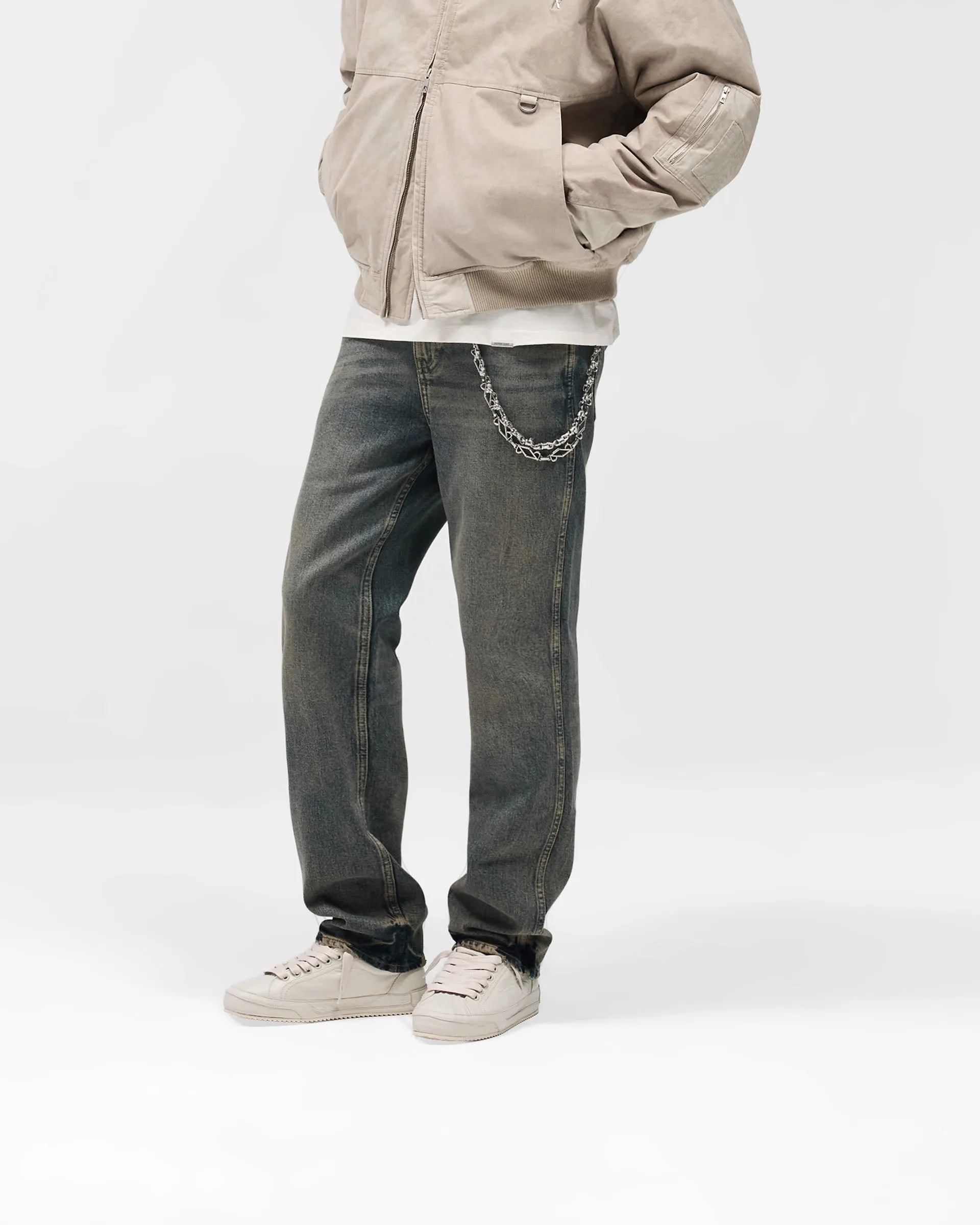 R1 Slim Denim - Blue Cream sold by Represent product image thumbnail 5