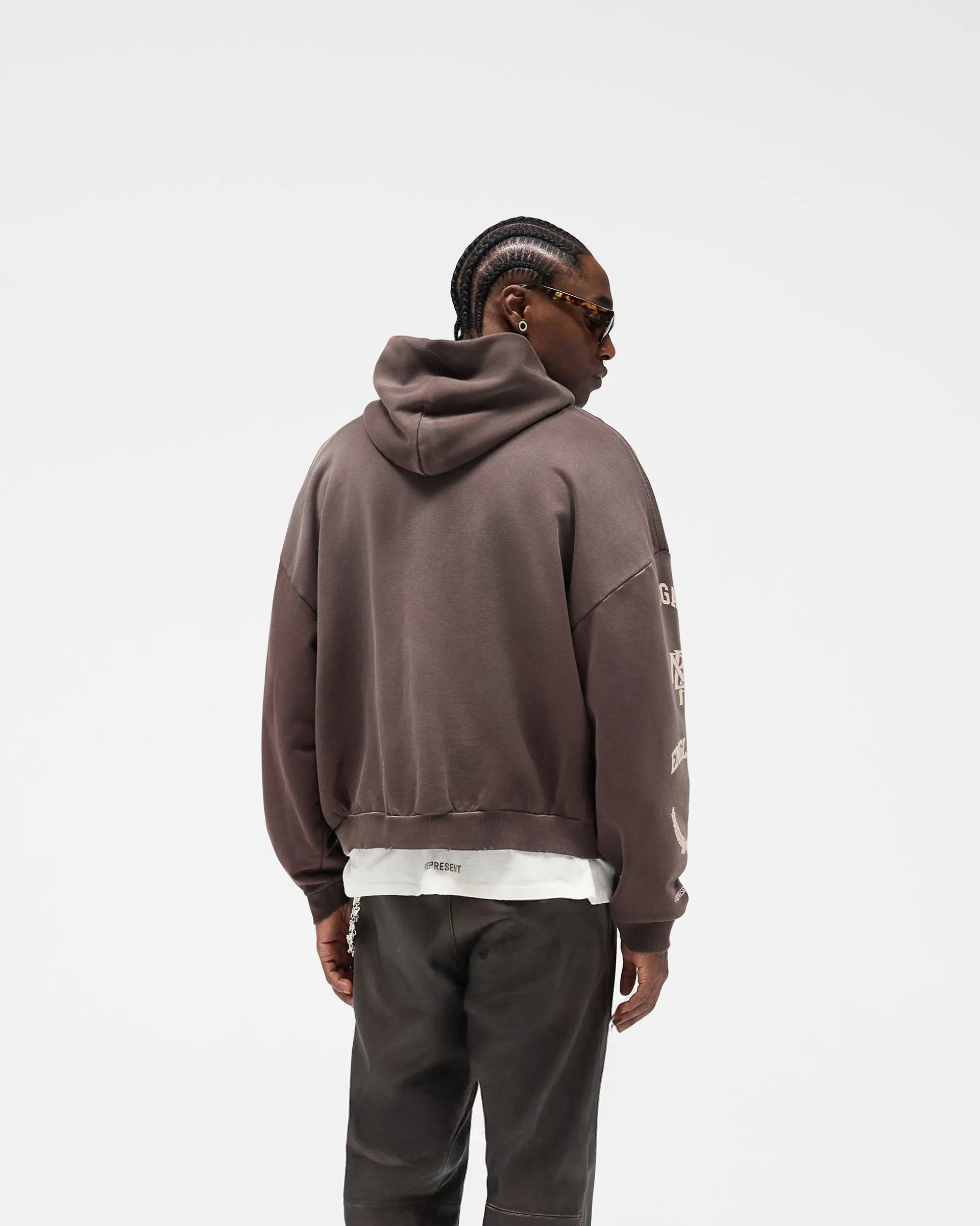 Represent Legacy Crest Hoodie - Nero sold by Represent product image thumbnail 5