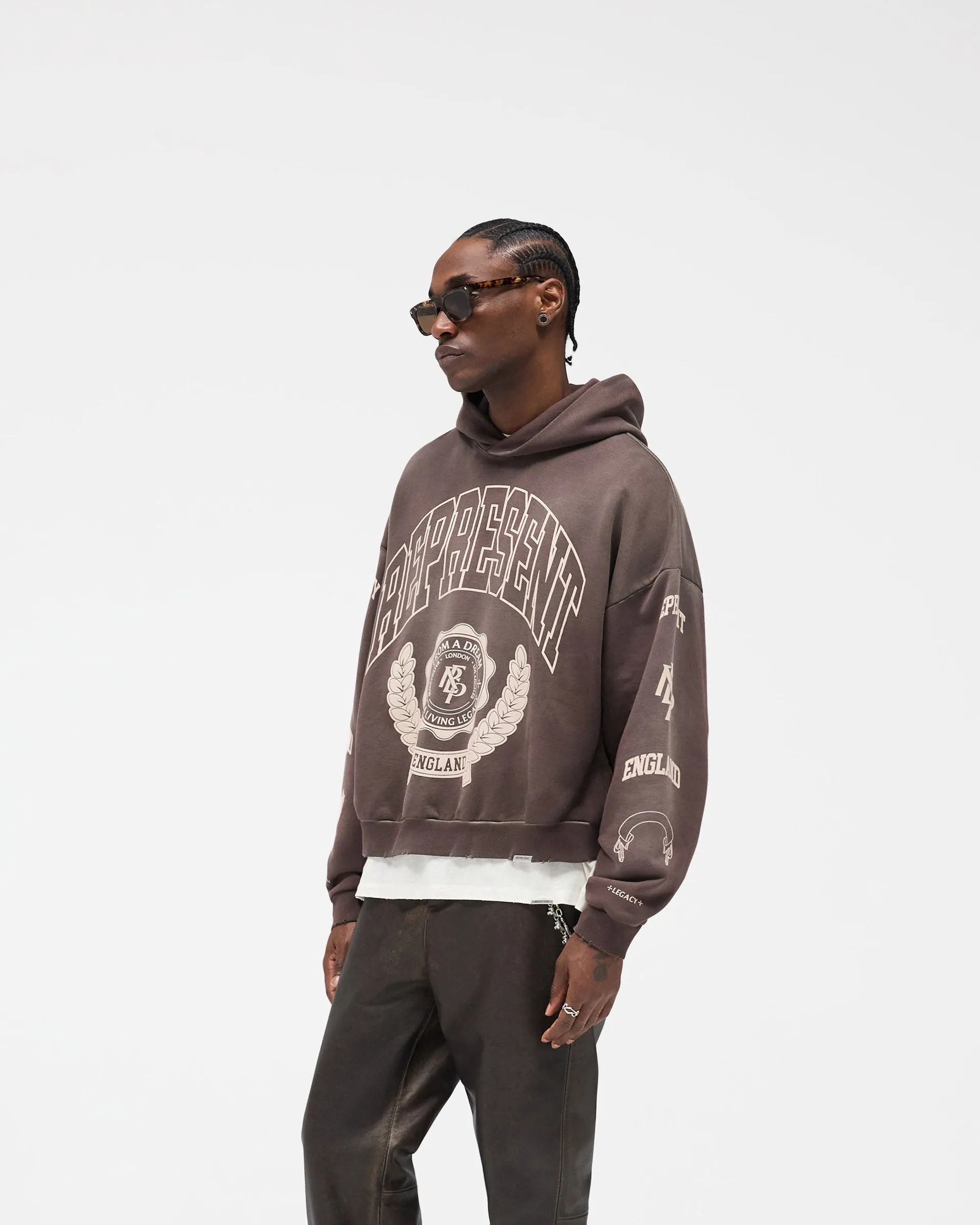 Represent Legacy Crest Hoodie - Nero sold by Represent product image thumbnail 2