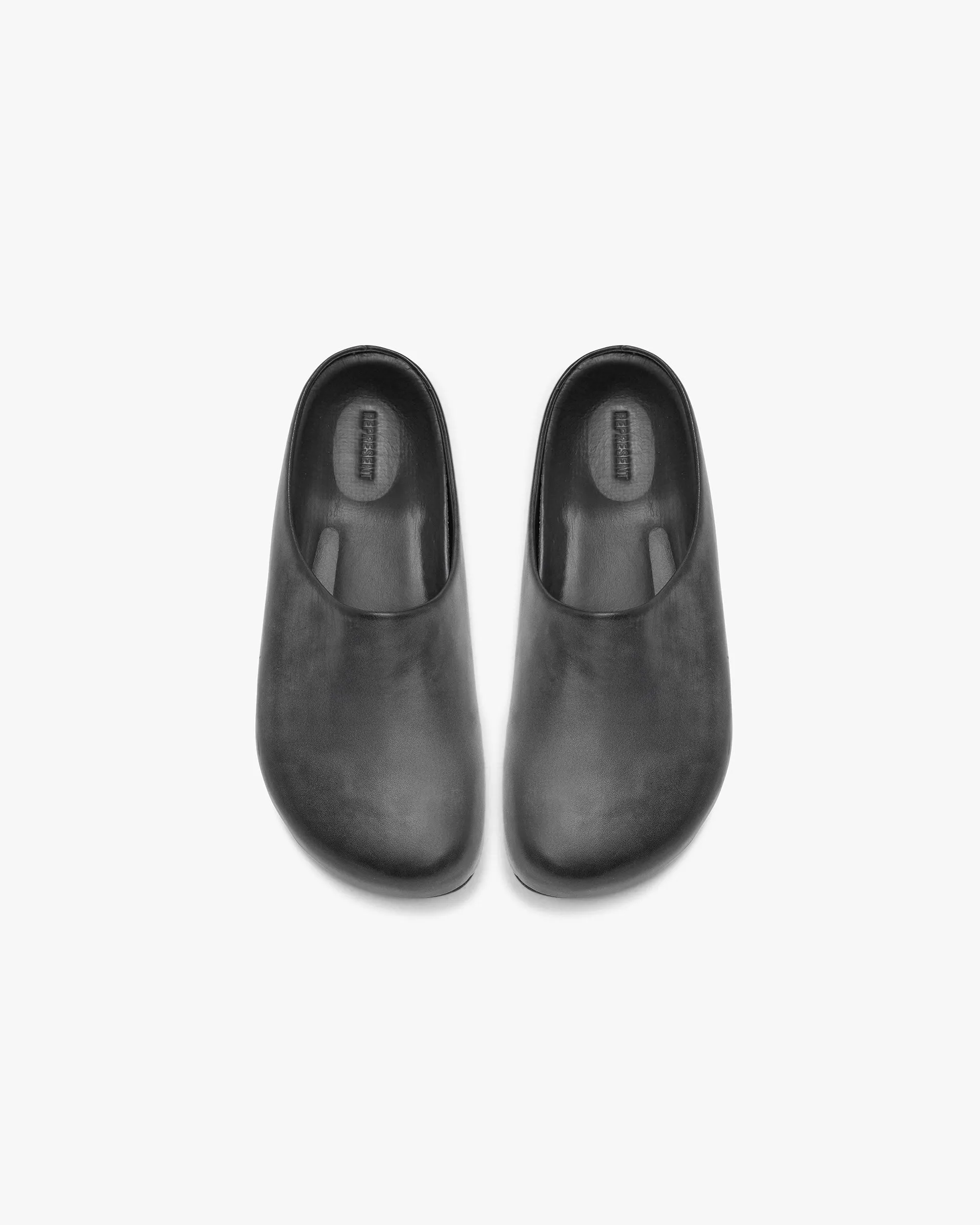 Distressed Mule - Off Black sold by Represent product image thumbnail 5