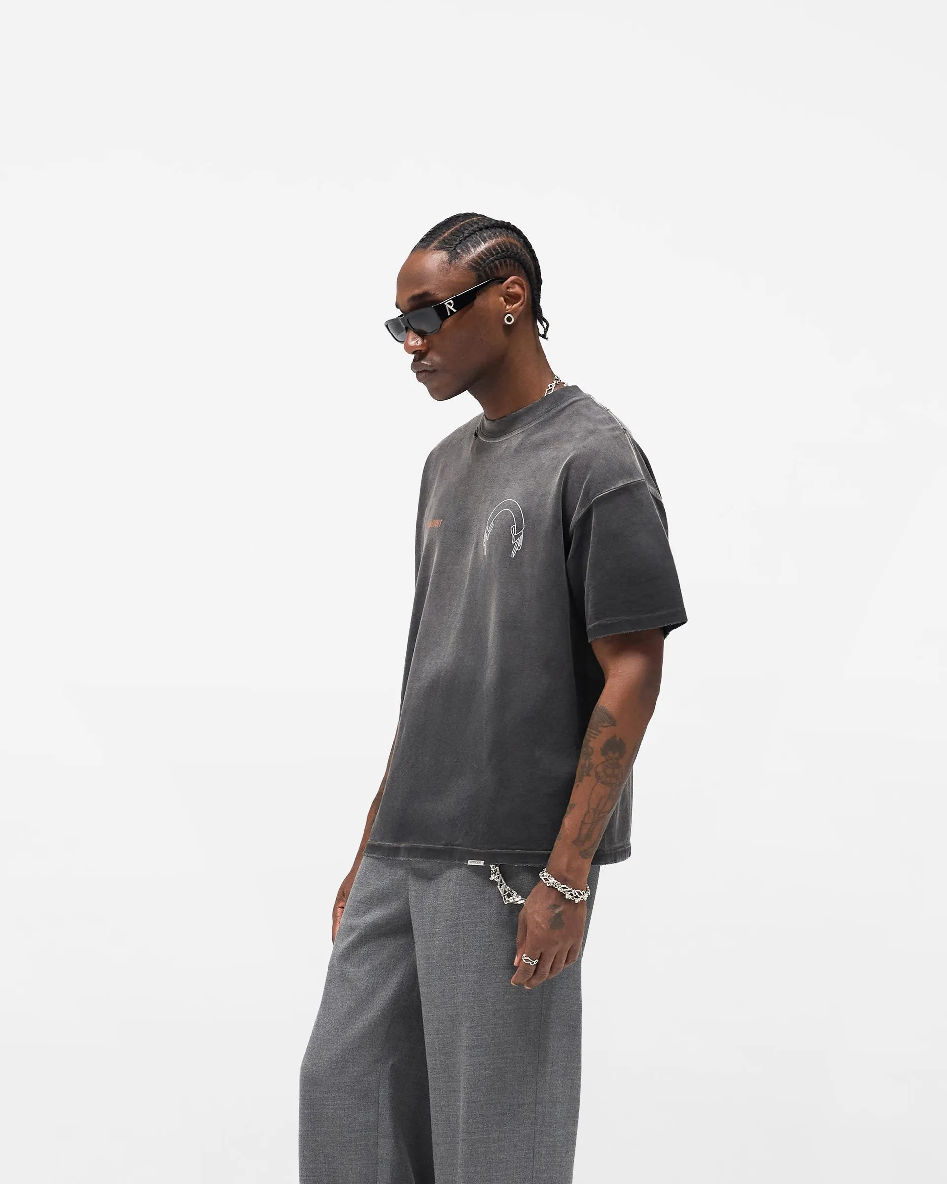 Represent Banner T-Shirt - Stained Black sold by Represent product image thumbnail 5