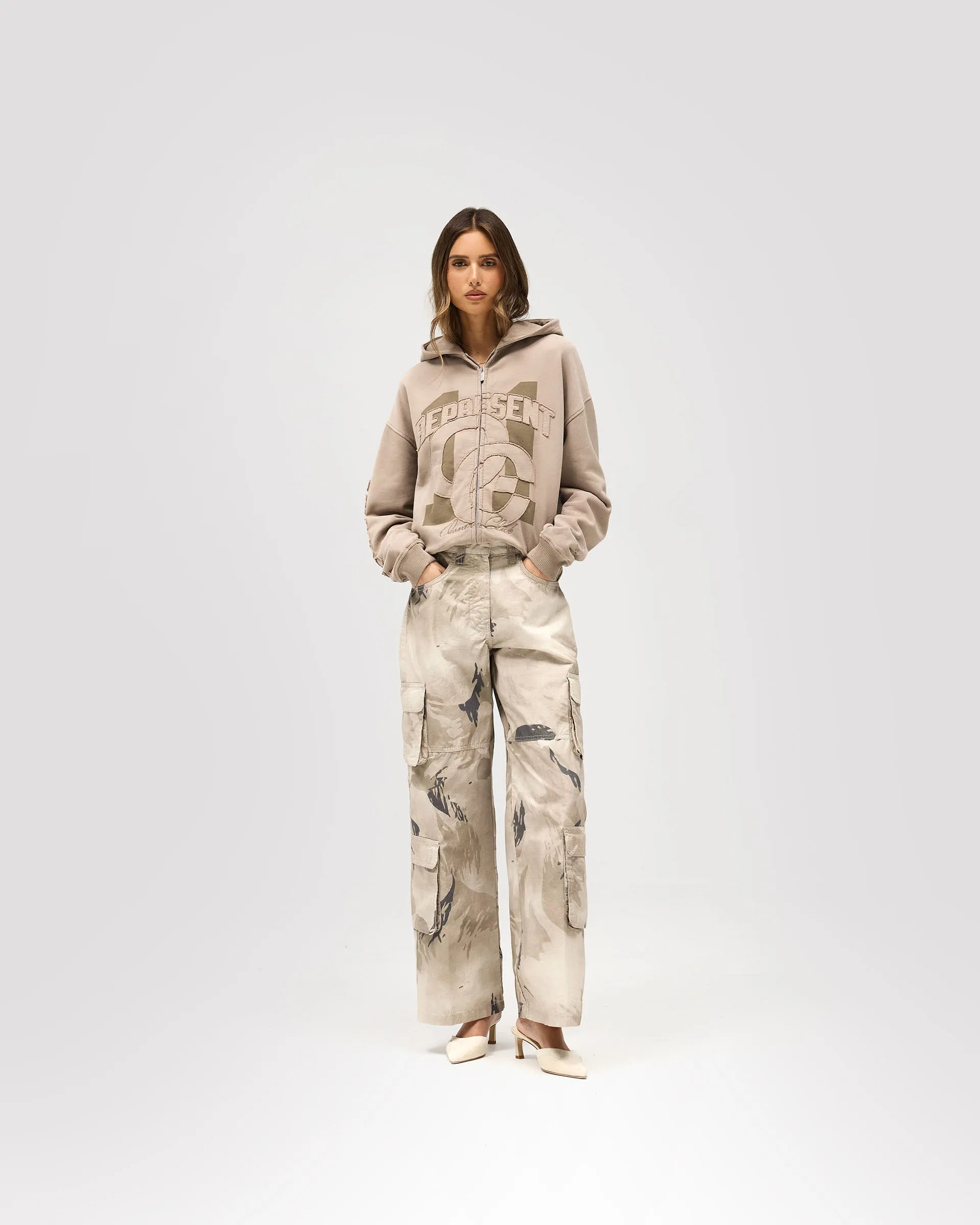 Owners Club 11 Zip Through Hoodie - Portobello sold by Represent product image thumbnail 3