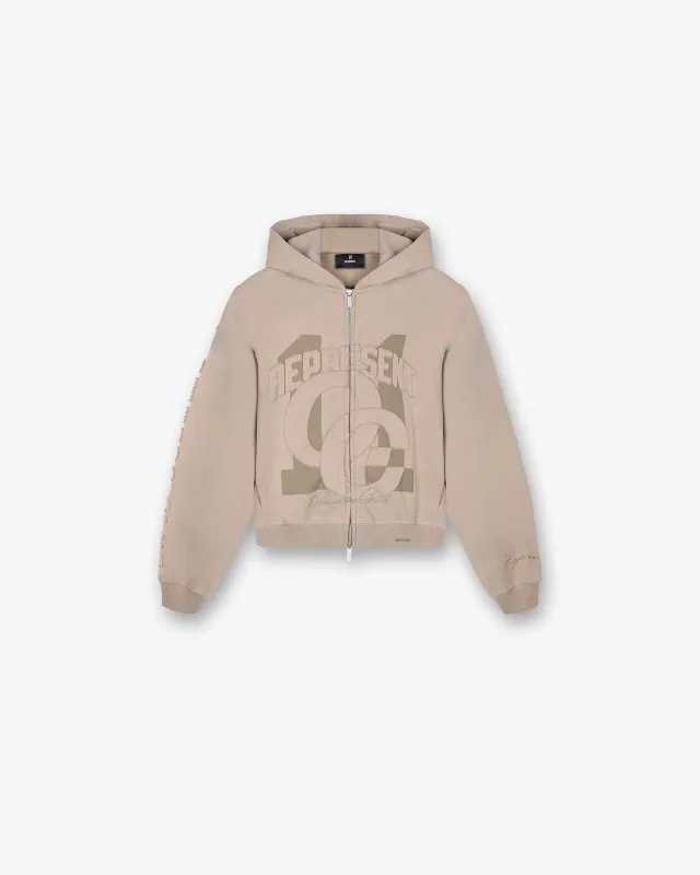 Owners Club 11 Zip Through Hoodie - Portobello sold by Represent